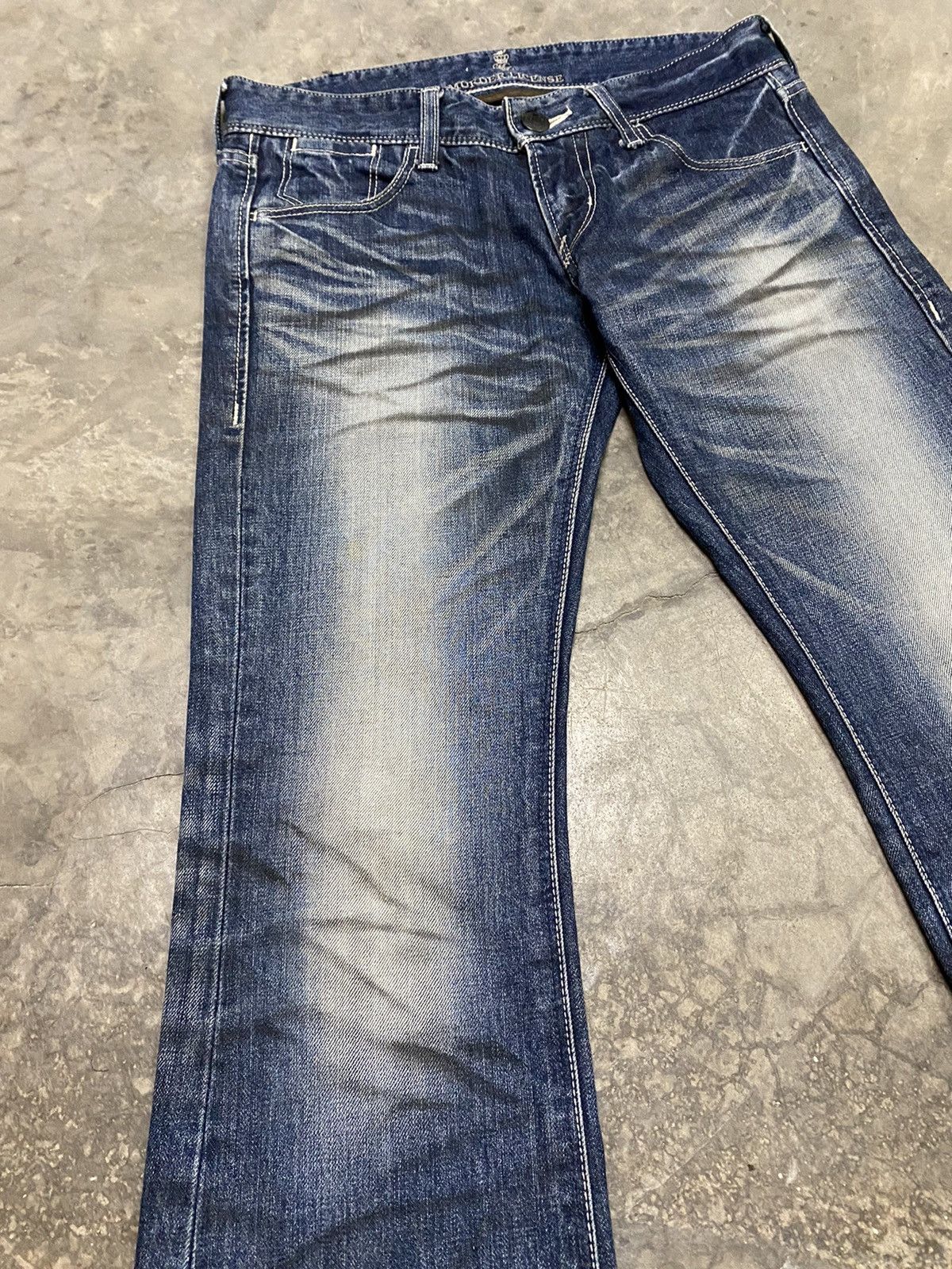 Japanese Brand × Murder License Flare Jeans Japan Murder License Black Oil Claws Size US 31 - 4 Thumbnail