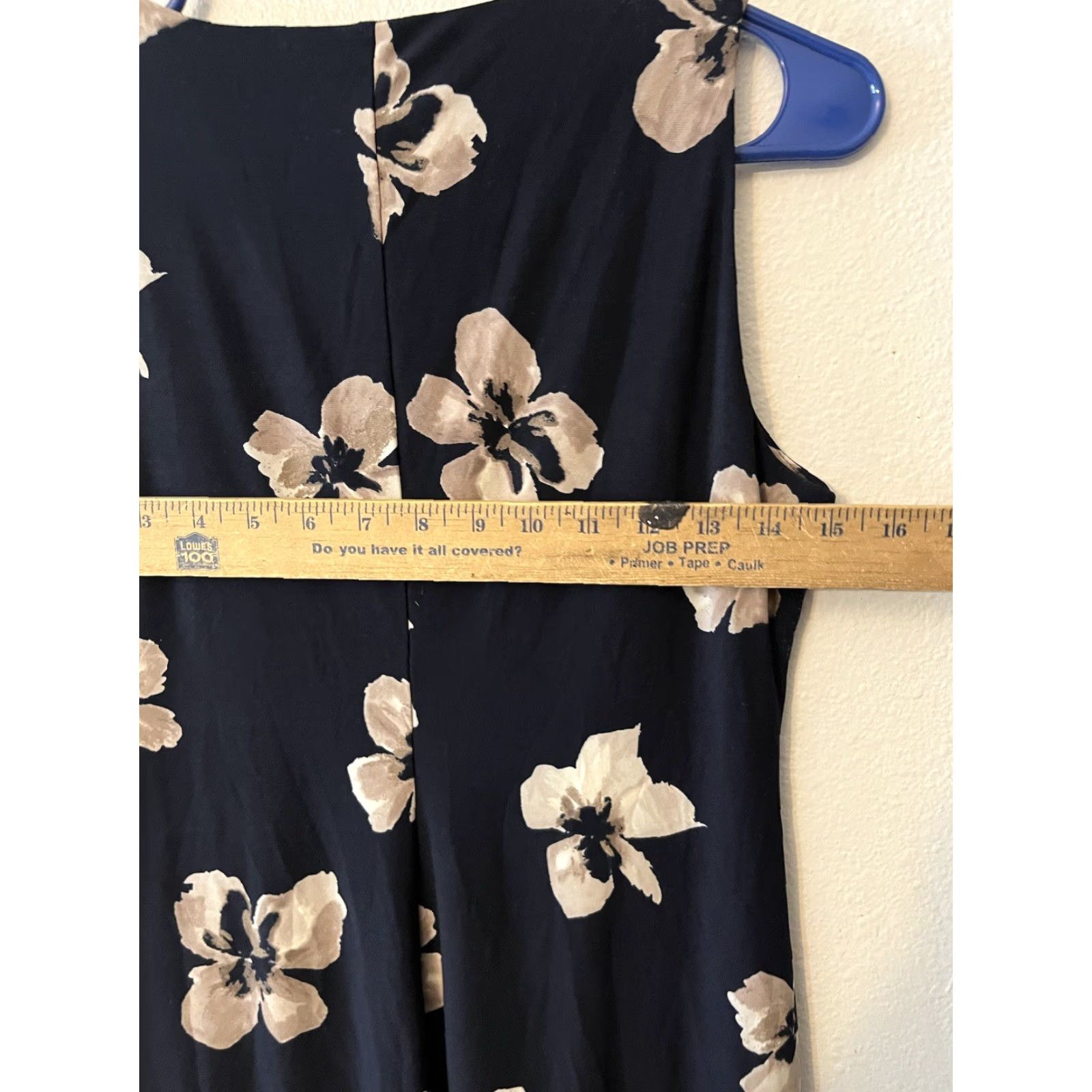 Tommy Hilfiger Tommy Hilfiger Women Floral Pullover Dress Black Beige Hibiscus Stretch Sz 6P Size M / US 6-8 / IT 42-44 - 4 Thumbnail
