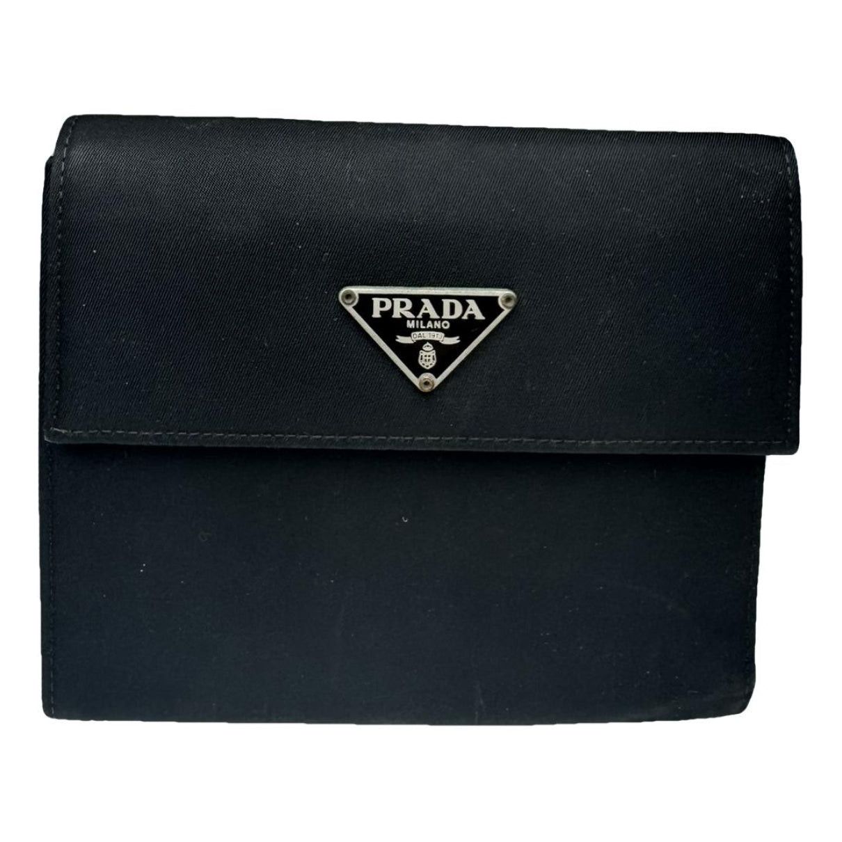 Prada Tessuto Black Leather Wallet Size ONE SIZE - 1 Thumbnail