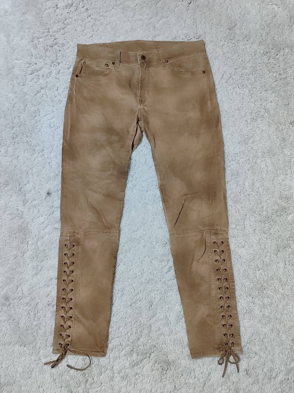 Polo Ralph Lauren 🎭 Vintage Polo Ralph Lauren Cowboy Archival Jeans Rare Size 29" - 1 Thumbnail