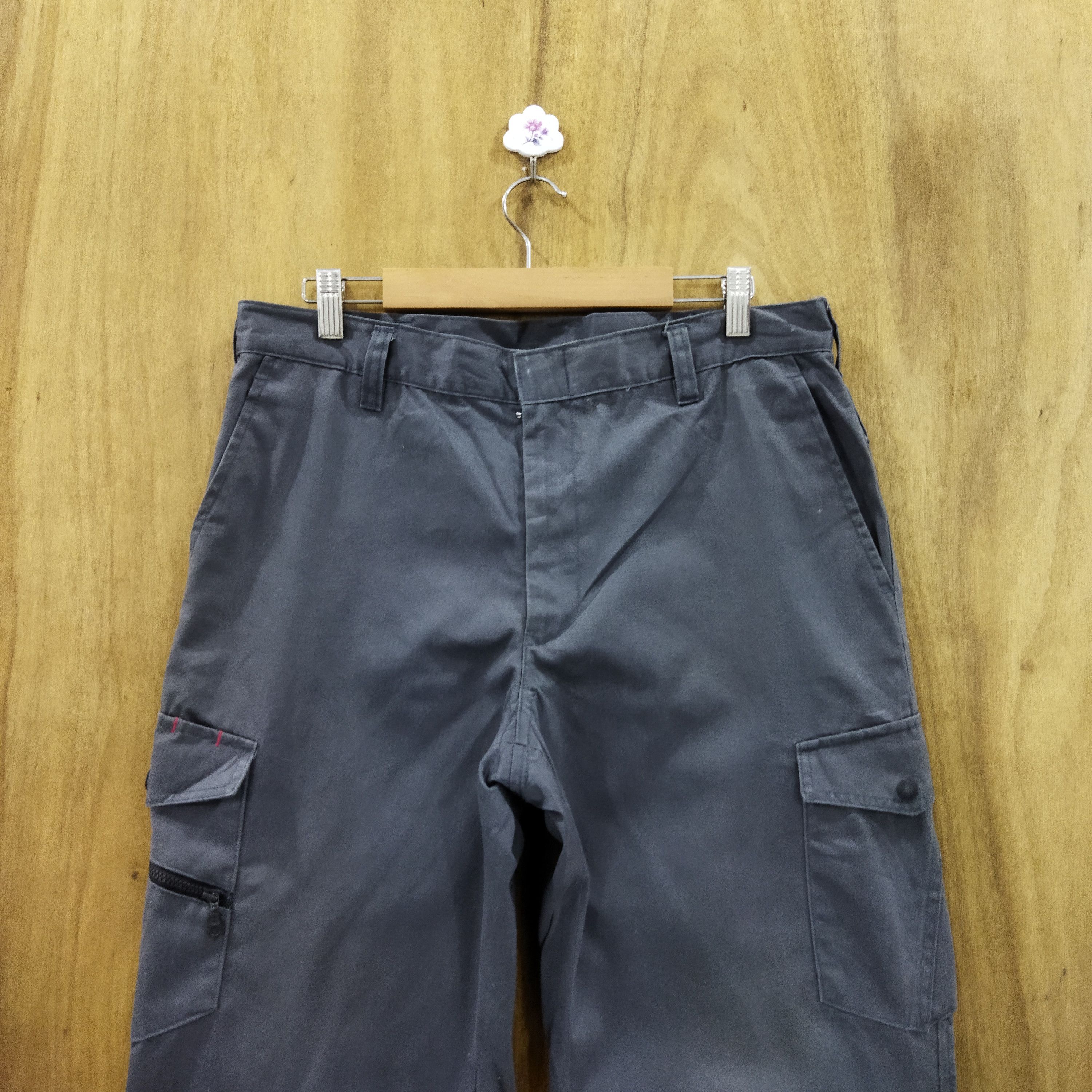 Japanese Brand W.IMPACK GREY CARGO PANTS Size US 34 / EU 50 - 2 Thumbnail