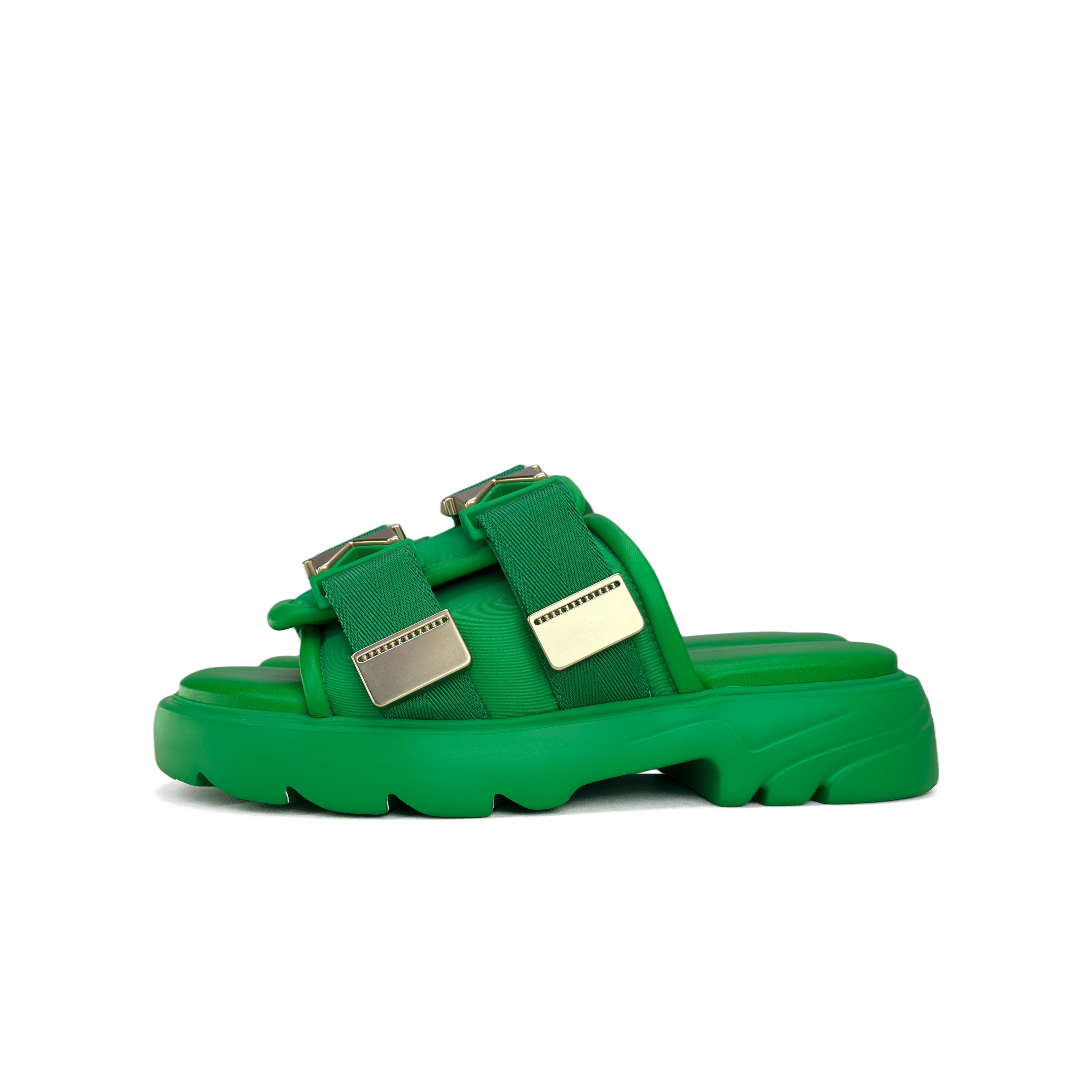 Bottega Veneta Bottega Veneta Green Flash Sandals Size 38 Size US 8 / IT 38 - 1 Thumbnail