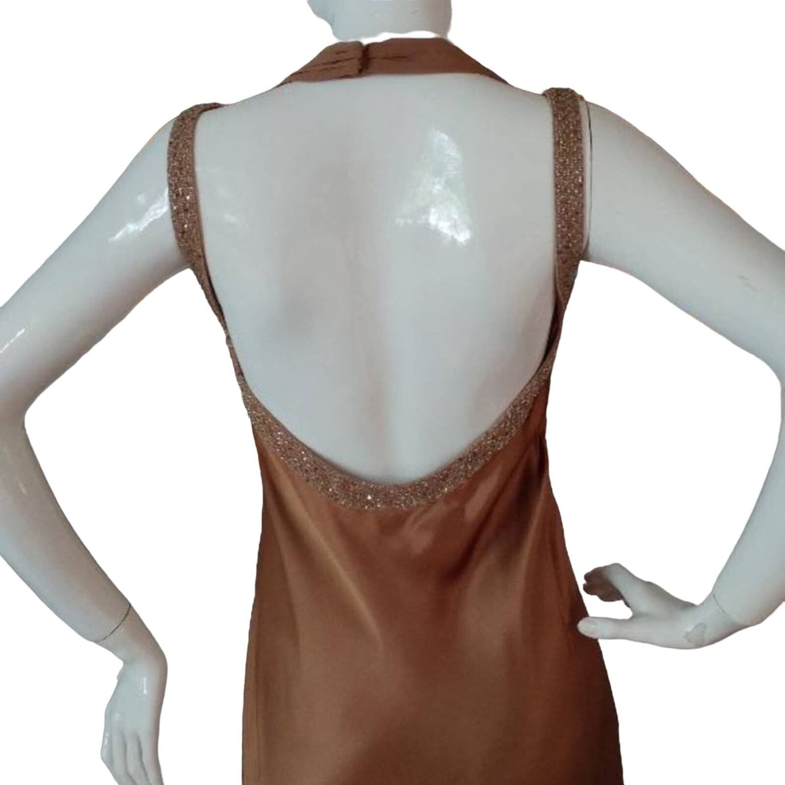 Adrianna Papell Adrianna Papell Evening Gown 100% silk dress embellished 6 Size M / US 6-8 / IT 42-44 - 3 Thumbnail