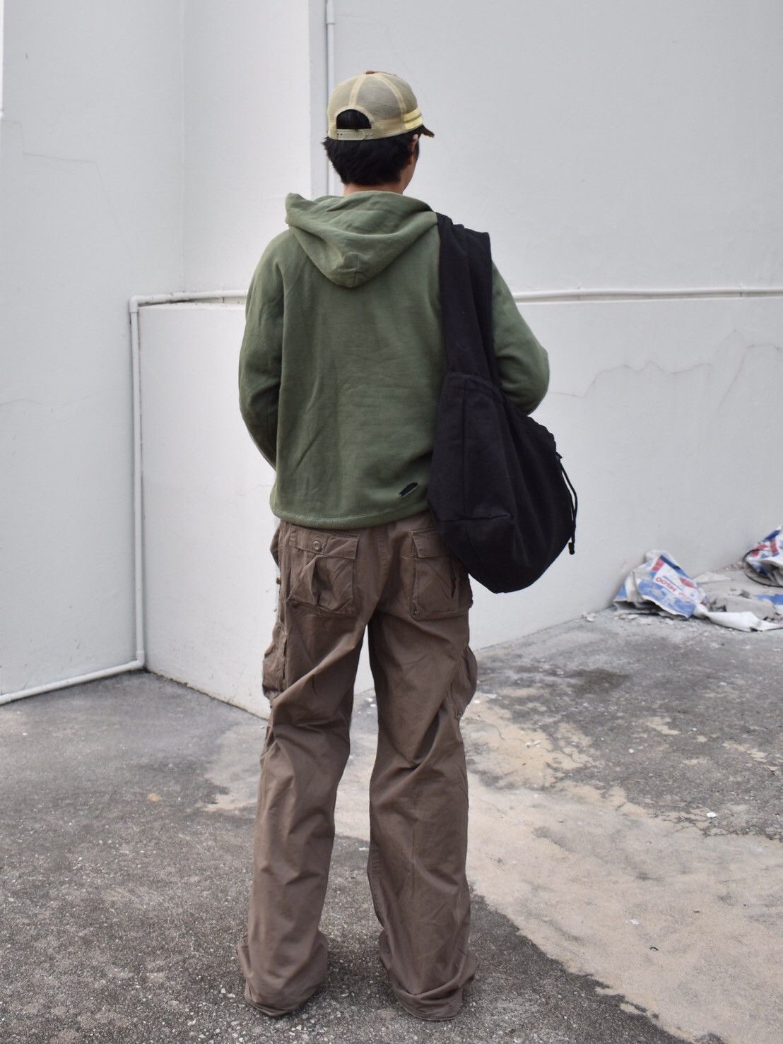 Beauty Beast × Japanese Brand Faded Green Double Name Distressed Hoodie Size US M / EU 48-50 / 2 - 12 Thumbnail