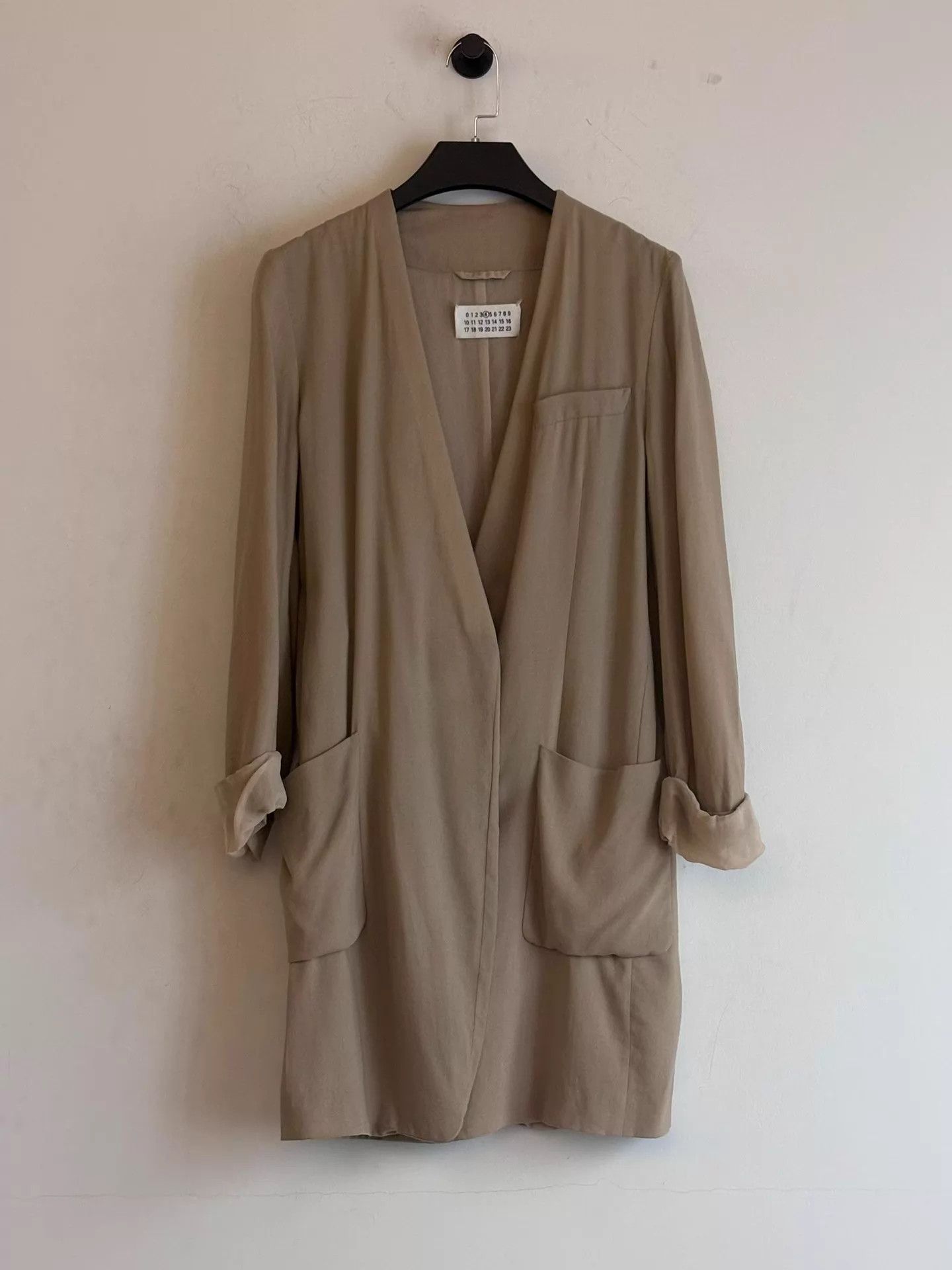 Maison Margiela Maison Margiela SS2011 Sheer Collarless Coat Size 40 Size S / US 4 / IT 40 - 1 Thumbnail