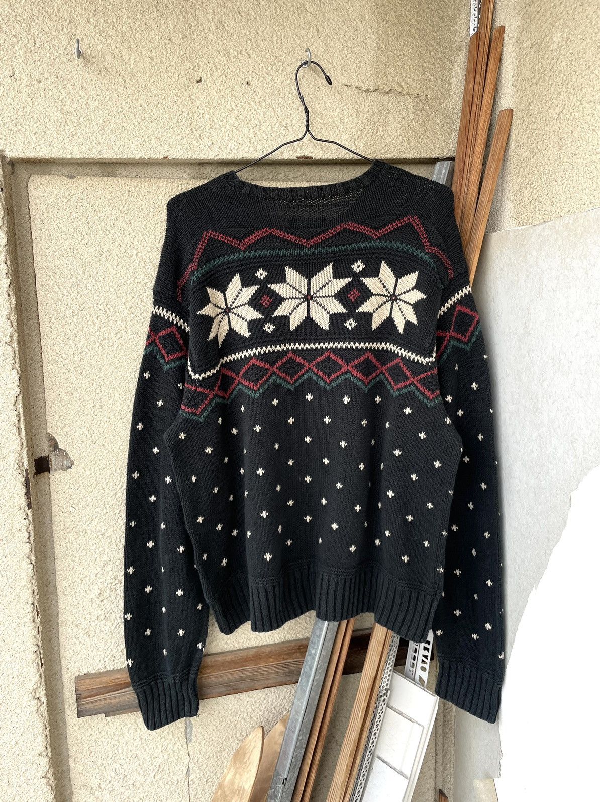 Polo Ralph Lauren Vintage Polo Ralph Lauren RRL Style Snowflake Aztec Sweater Size US L / EU 52-54 / 3 - 5 Thumbnail