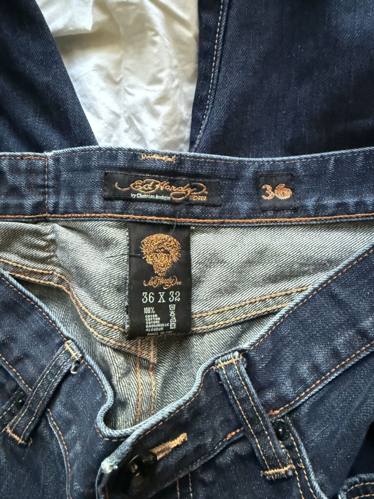Ed Hardy ED Hardy dark blue denim Size US 36 / EU 52 - 5 Thumbnail