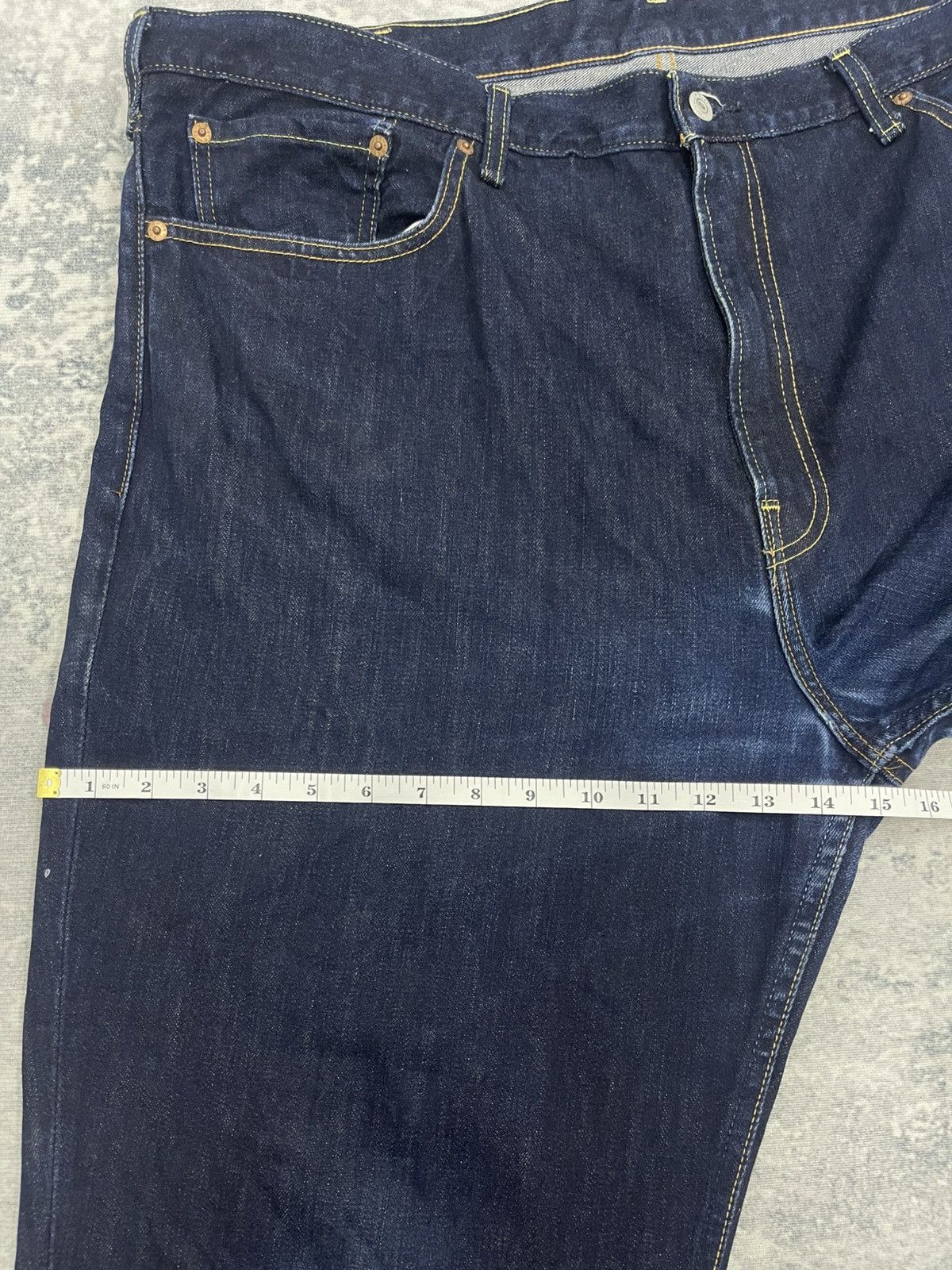 Levi's Vintage Levi's 502 Big E Selvedge Redline Denim Jeans Size US 44 / EU 60 - 19 Thumbnail