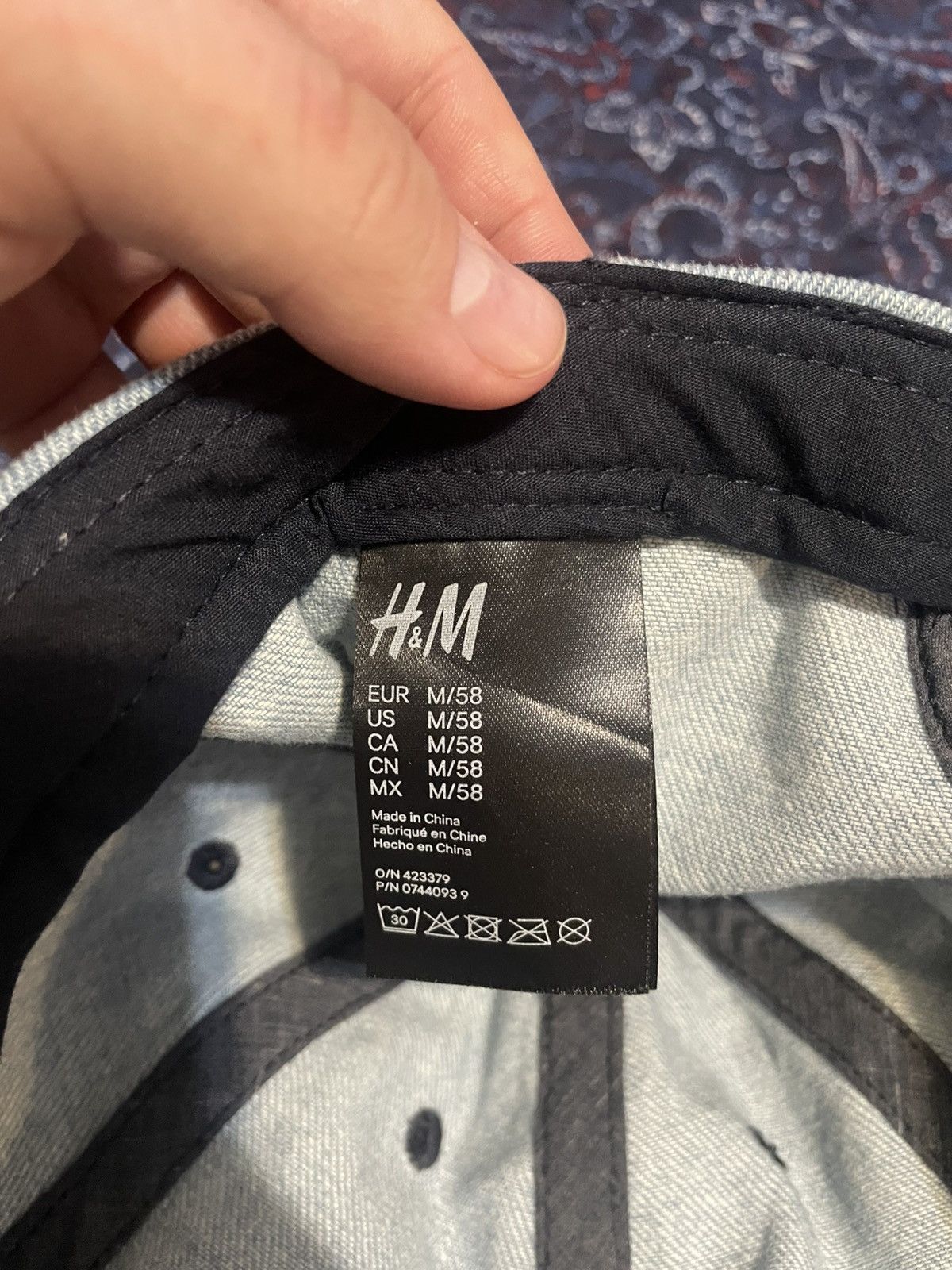 H&M H&M Denim Basics Hat Size ONE SIZE - 3 Thumbnail
