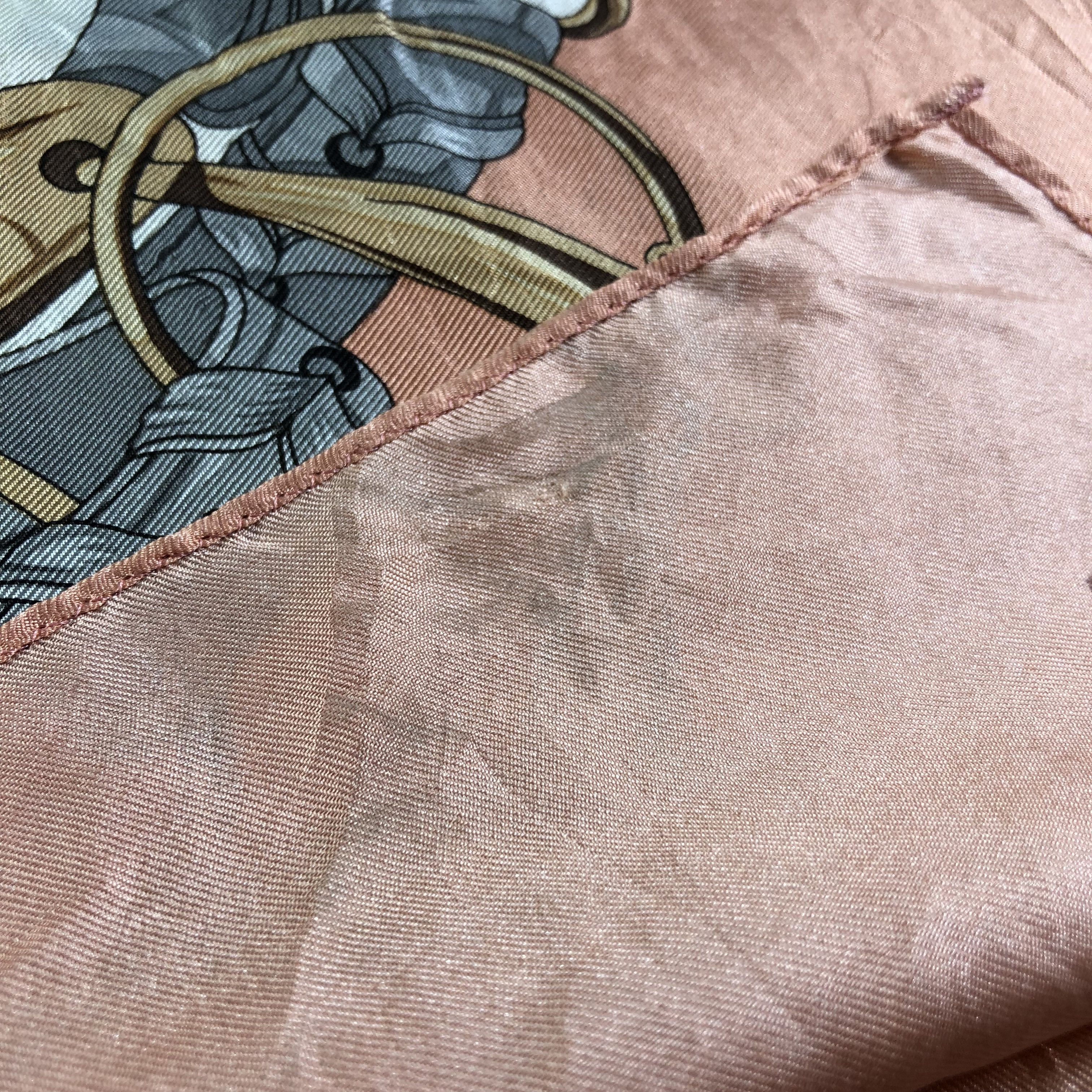 Vintage Luxury Pocket Watches Design Silk Scarf M724 Size ONE SIZE - 6 Thumbnail