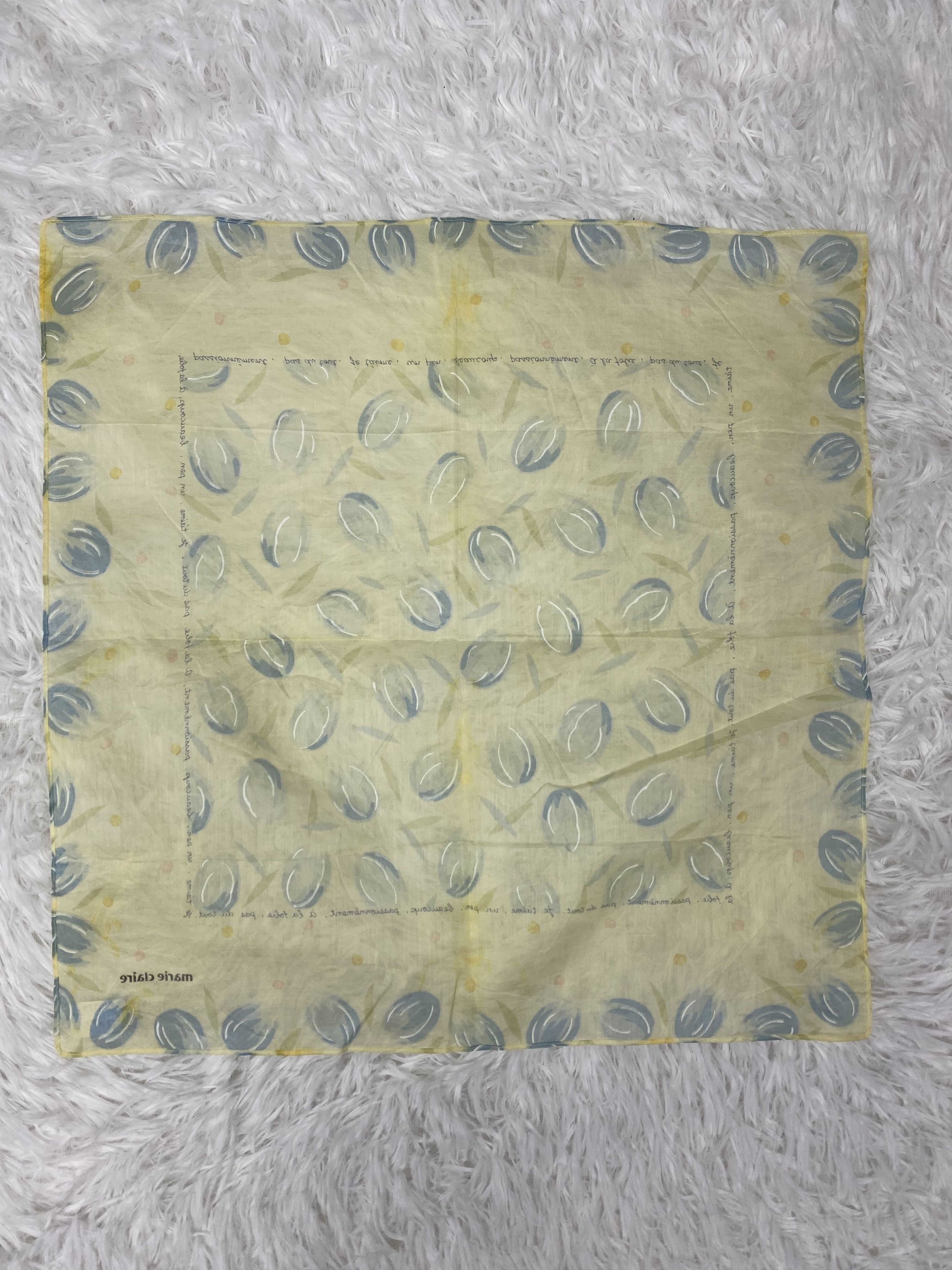 Designer × Vintage Vintage Marie Claire Handkerchief Neckerchief PH0779 Size ONE SIZE - 4 Thumbnail