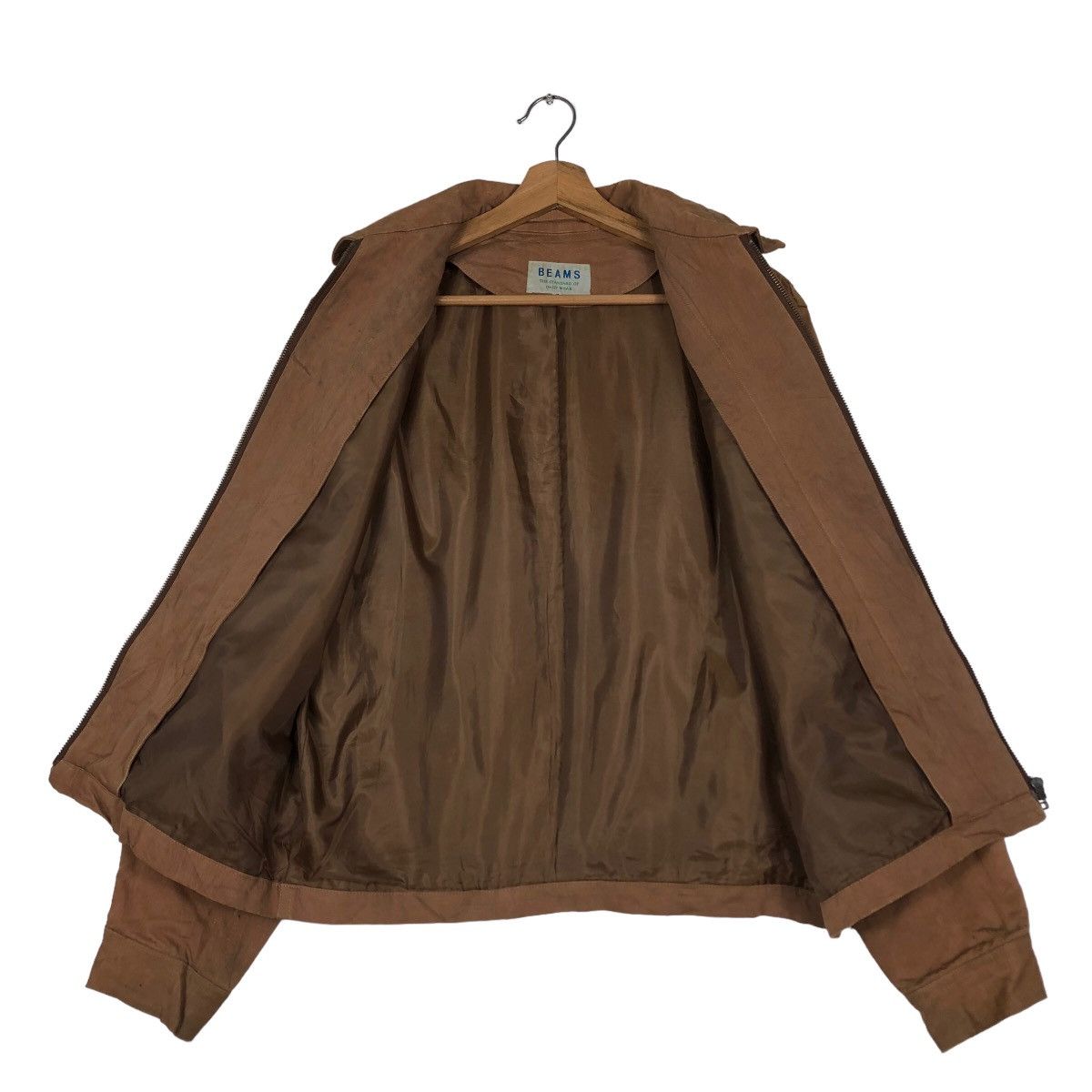 Japanese Brand 🔥Vintage Biker Chore Jacket Beams Japan Made Zipper Size US M / EU 48-50 / 2 - 13 Thumbnail