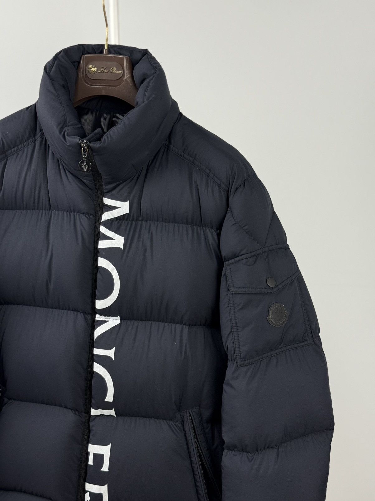 Moncler Moncler Puffer Jacket Nylon Maures Large Logo print moncler Size US L / EU 52-54 / 3 - 5 Thumbnail