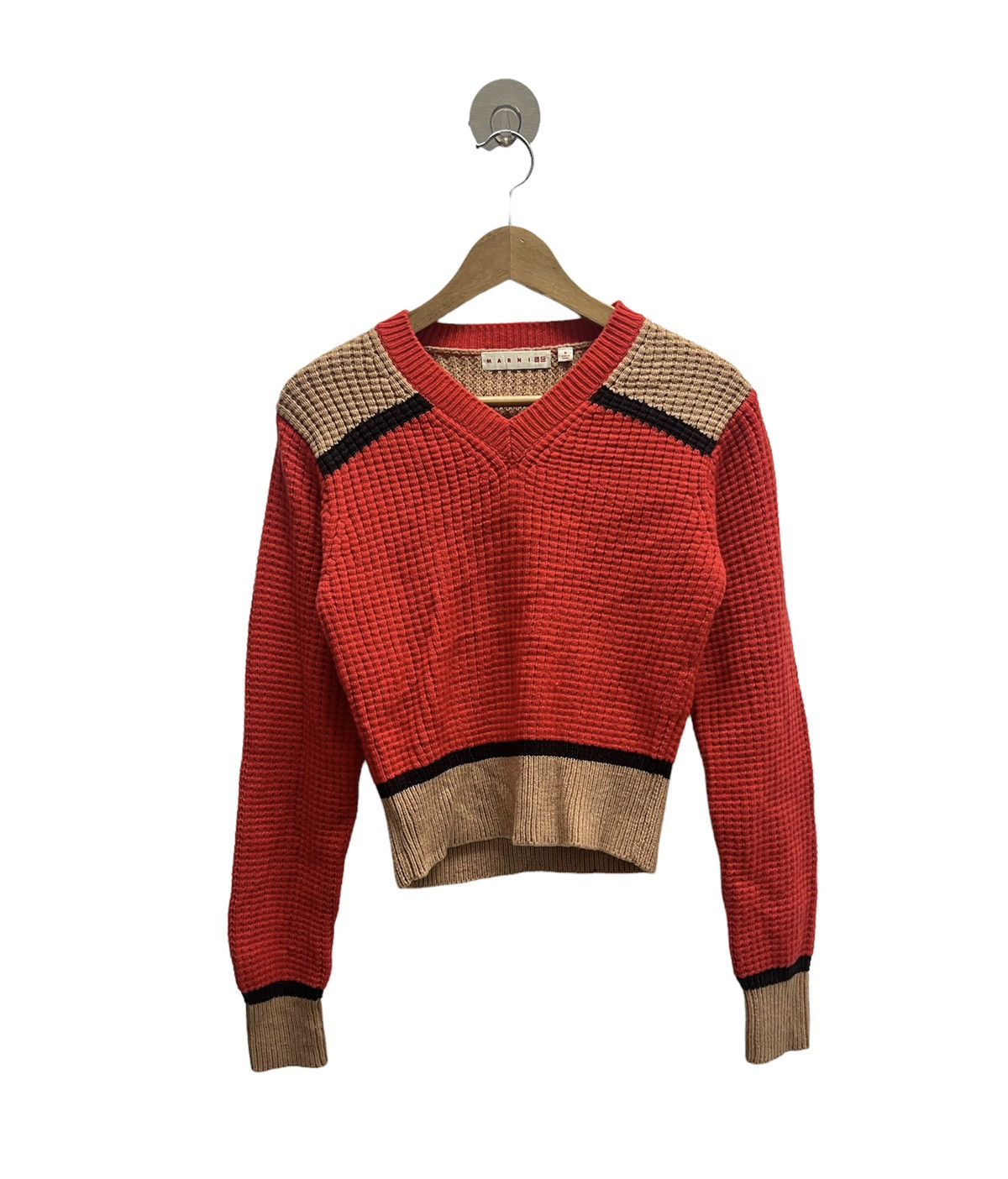 image of Marni x Uniqlo Knitwear in Red, Women's (Size Medium)