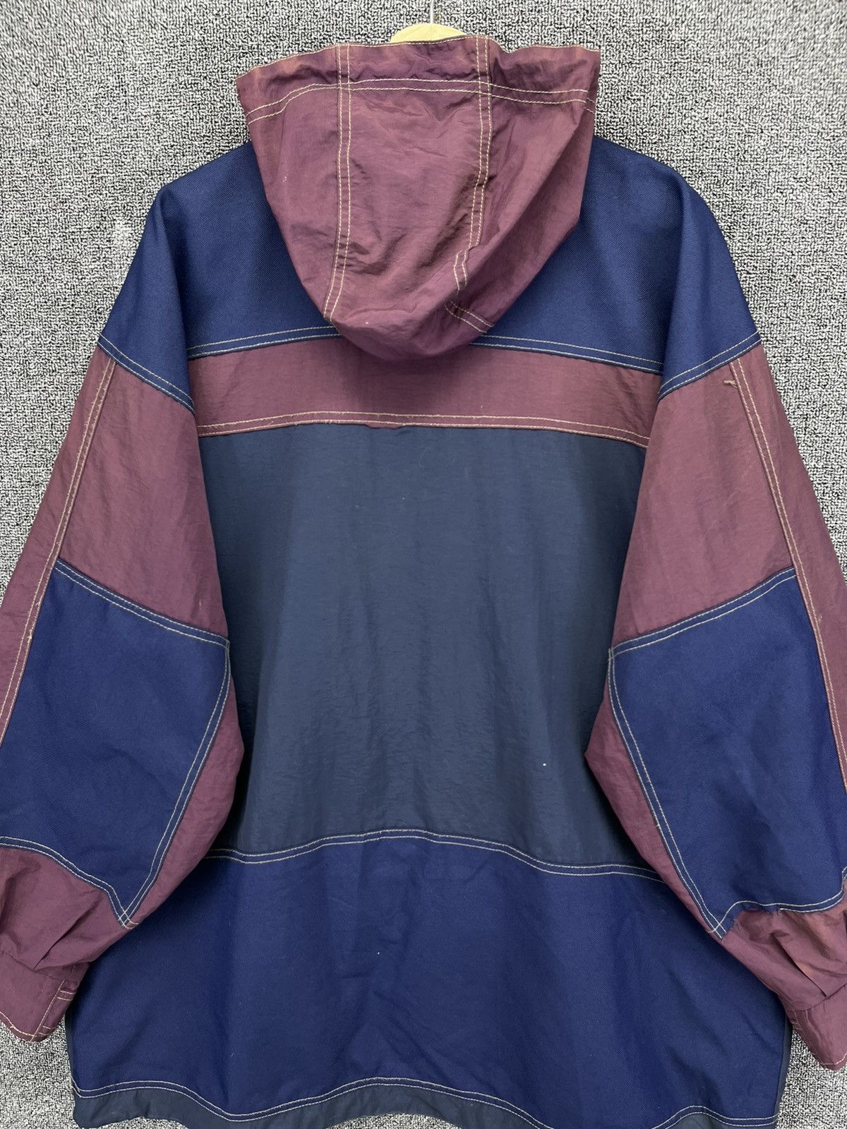 Columbia × Vintage Vintage Columbia Rare Hooded Half Zipper Anorak Size US L / EU 52-54 / 3 - 7 Thumbnail