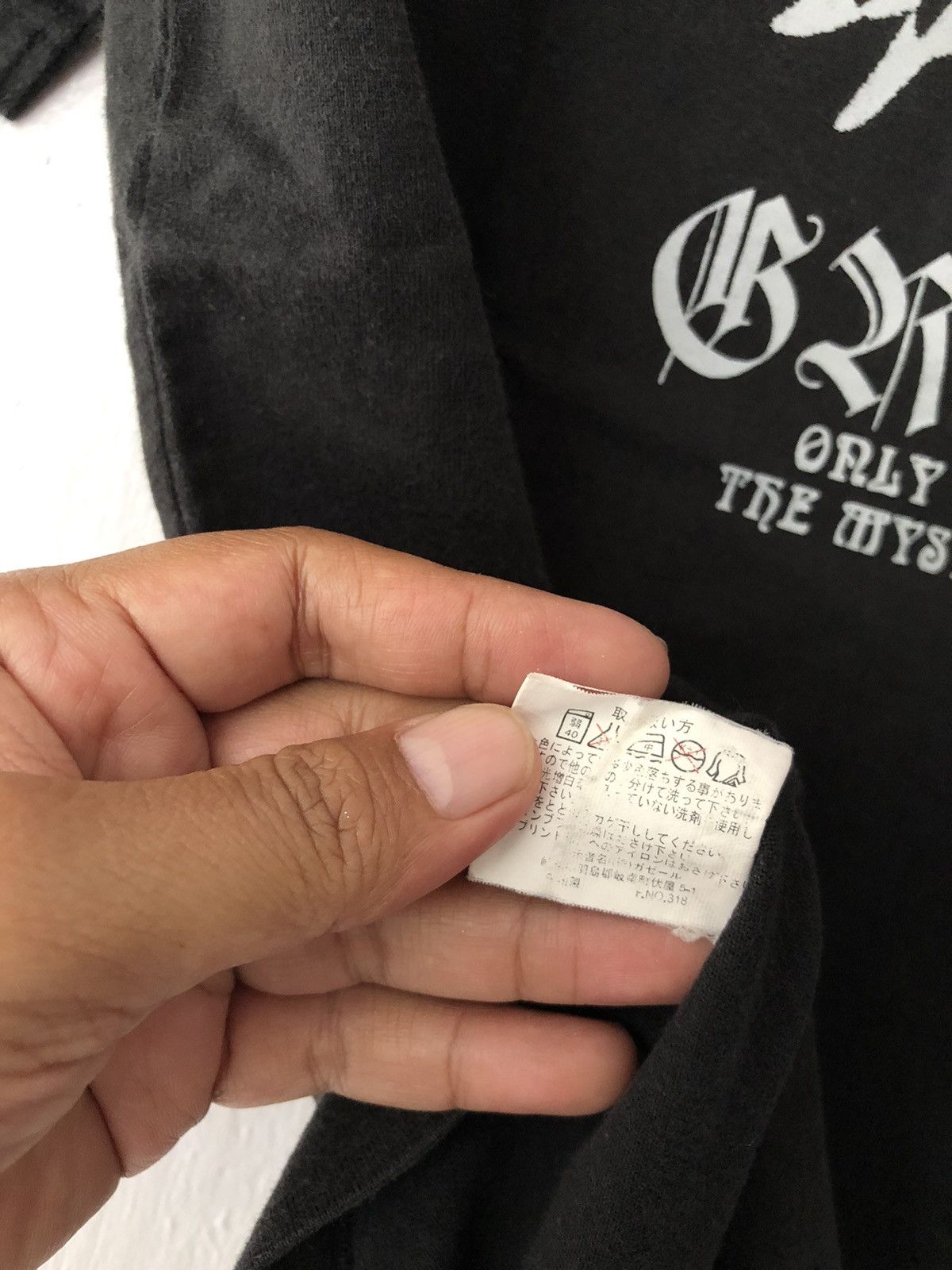 If Six Was Nine × Japanese Brand × Le Grande Bleu (L.G.B.) JAPANESE GRIGRI THE ONLY GOD KNOWS POEM SHIRT Size US L / EU 52-54 / 3 - 10 Thumbnail