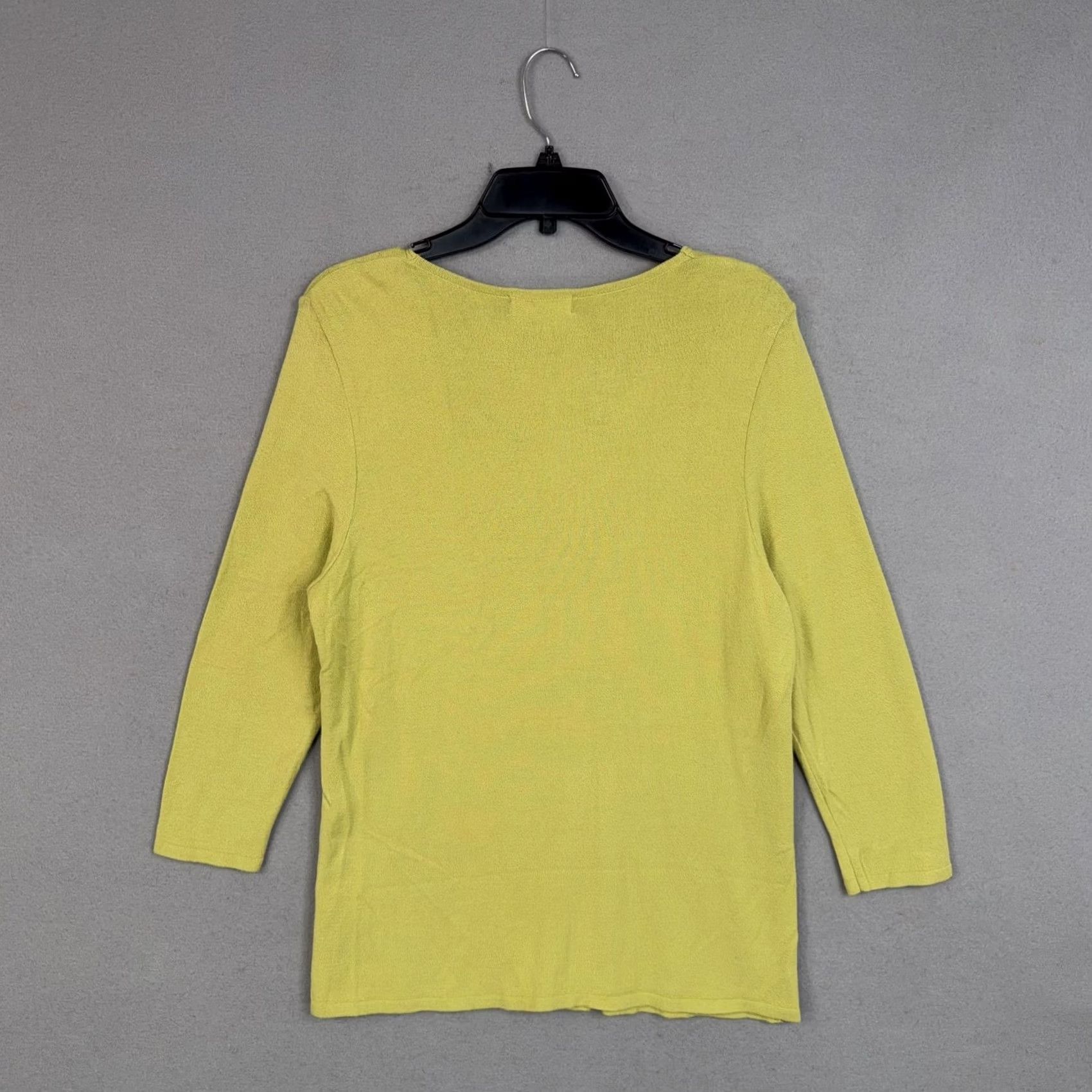 Vintage Parkhurst Sweater Womens L Green Lime Neck Pullover Ribbed Knit NWT Canada Size L / US 10 / IT 46 - 5 Thumbnail