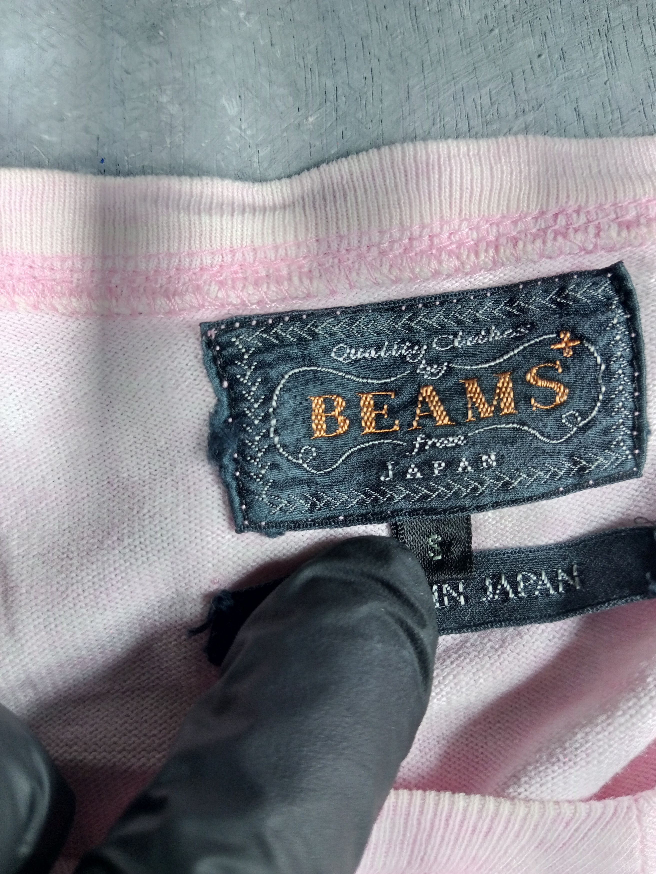Beams Plus Rare Vintage V Neck Japanese Brand Beams Longsleeve Shirt Size US S / EU 44-46 / 1 - 5 Thumbnail