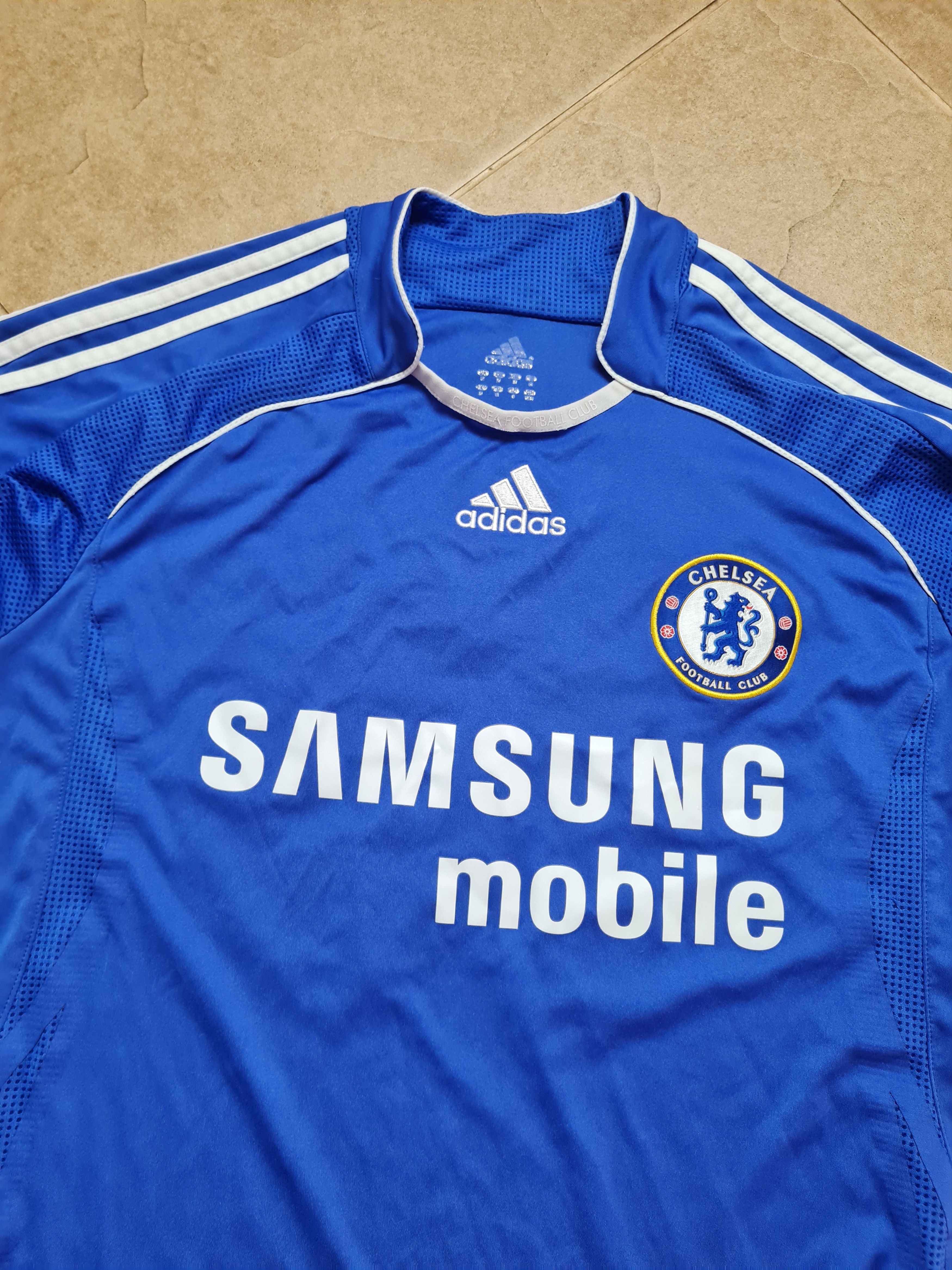 Adidas Soccer Shirt #13 Football Jersey Adidas Chelsea 2006-2008 Size US M / EU 48-50 / 2 - 5 Thumbnail