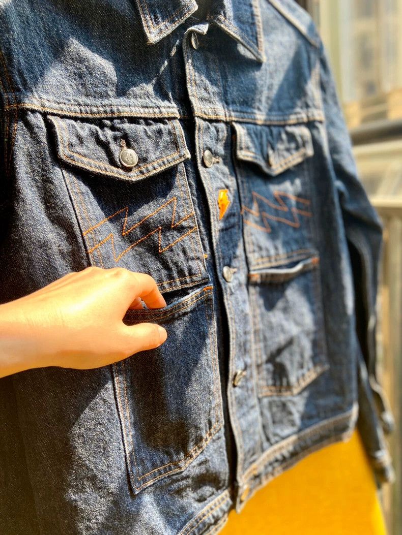 Walter Van Beirendonck walter van beirendonck Lightning denim jacket. Size US S / EU 44-46 / 1 - 2 Thumbnail