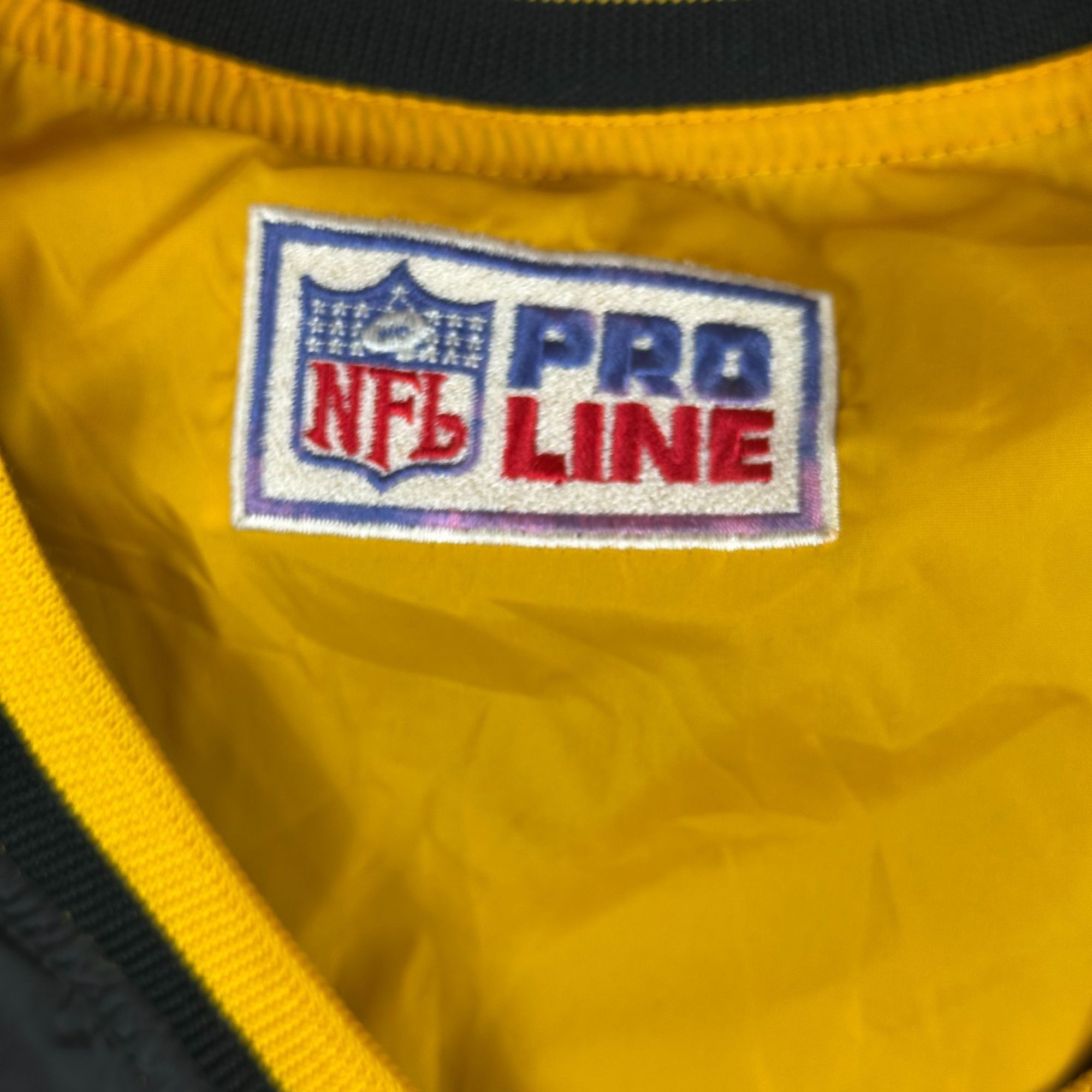 Vintage NFL Pro Line Pittsburgh Steelers Pullover Jacket XL Black & Size US XL / EU 56 / 4 - 3 Thumbnail