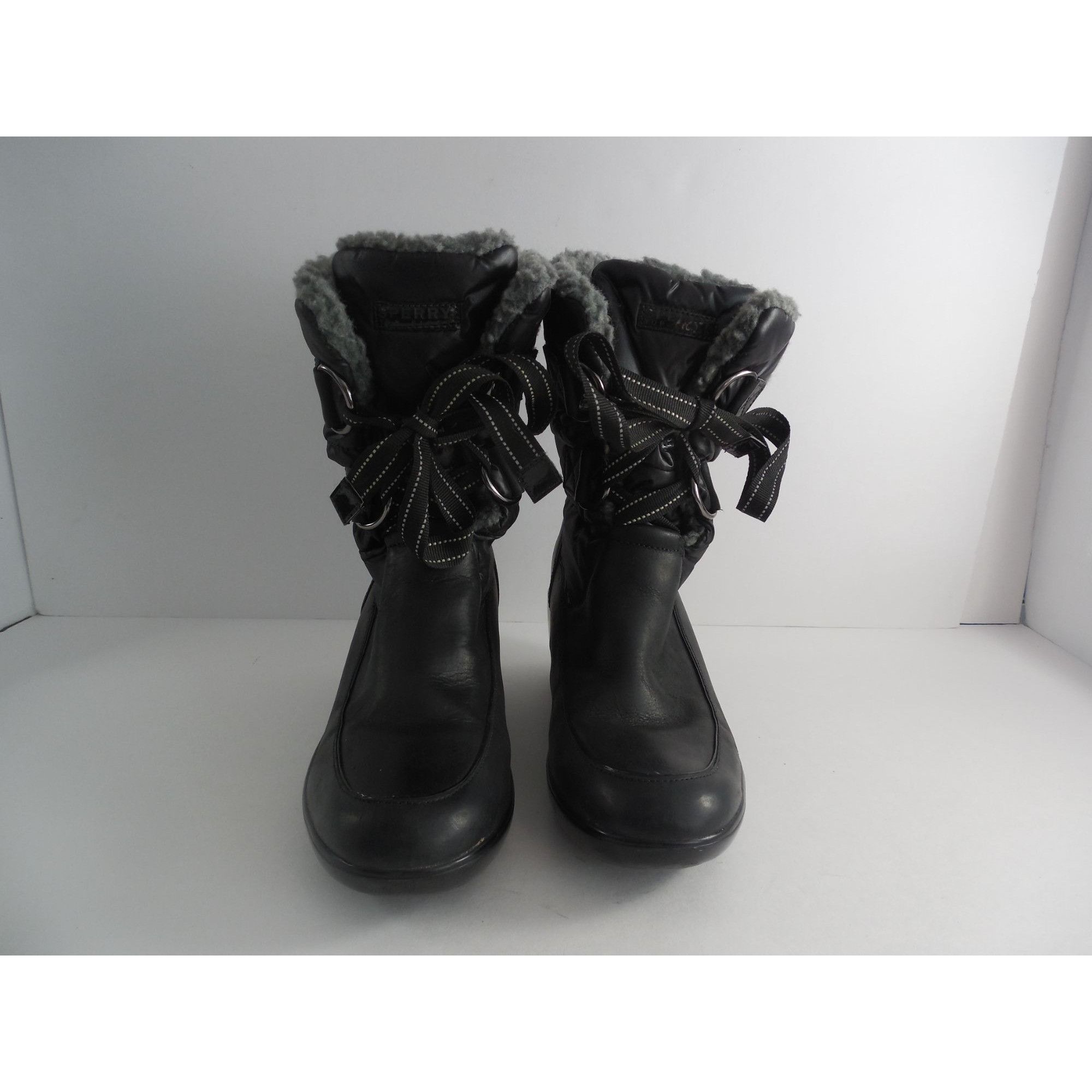 Sperry Sperry Winter Boots Sz 7.5M Women Black Lace Up Faux Lining Size US 7.5 / IT 37.5 - 3 Thumbnail