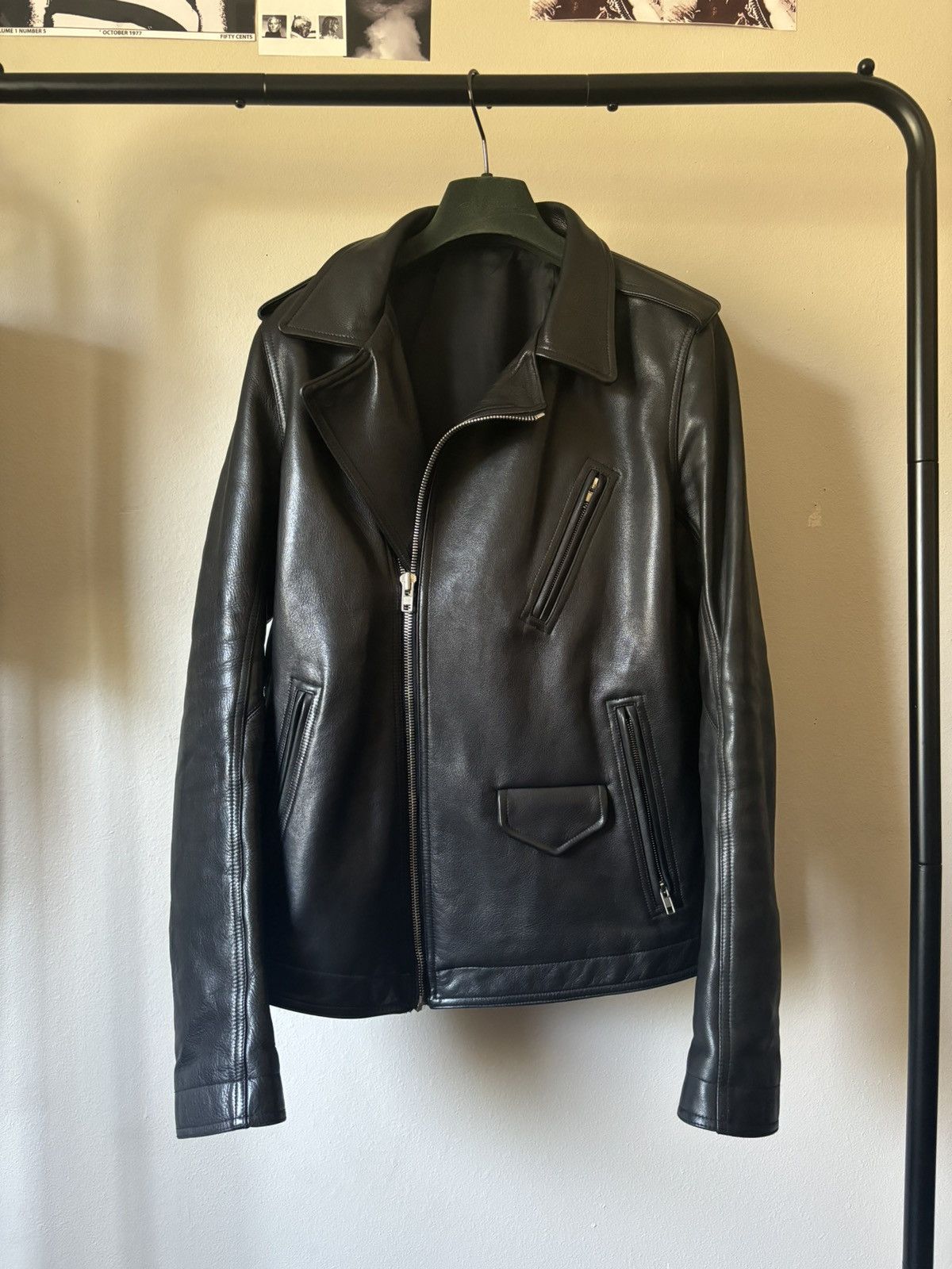 Rick Owens stooges S 48 ライダース Rick Owens Stooges Leather Jacket Size 48 Small Sisyphus