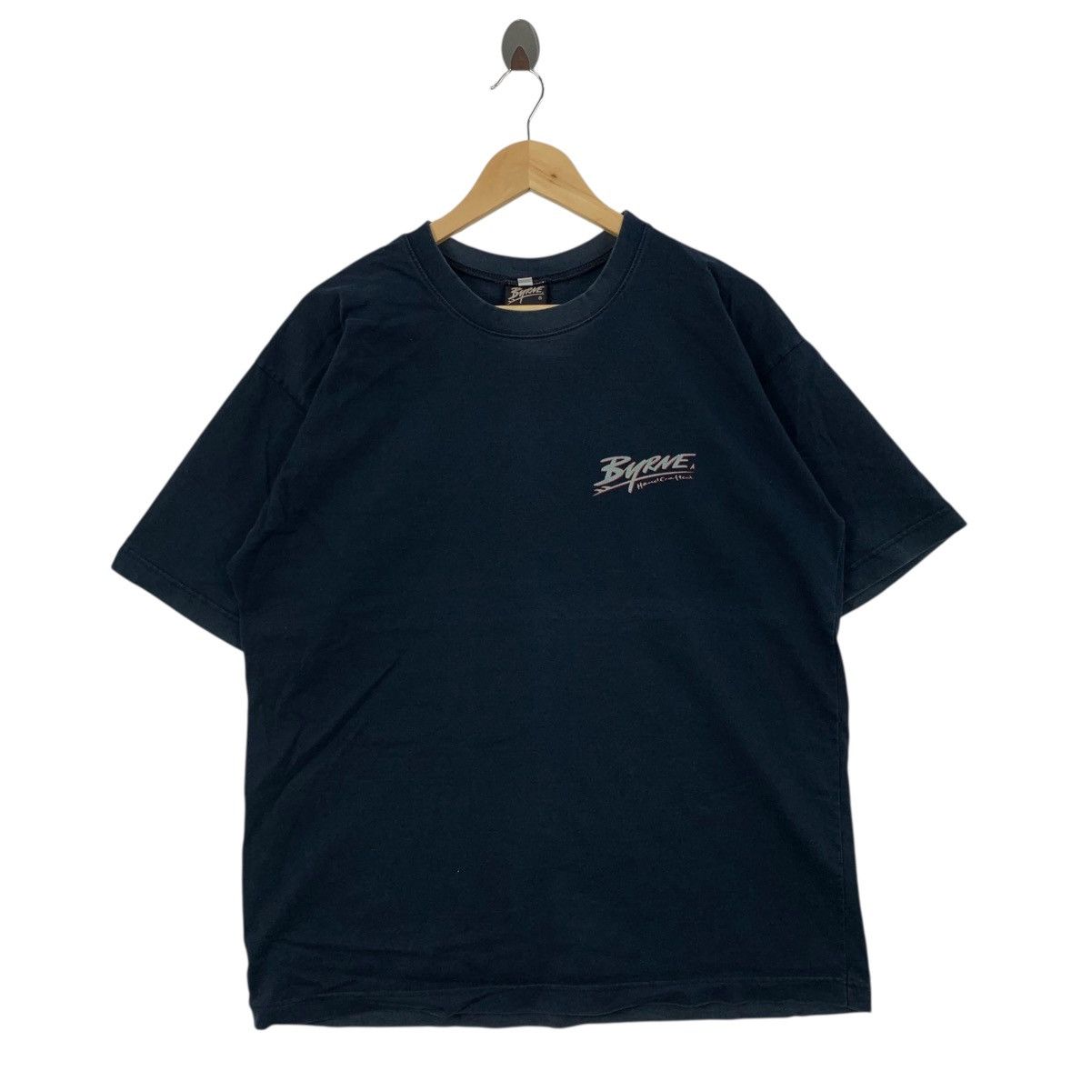 Vintage Vintage 90s BRYNE Handcrafted Originals SurfSurfboard Tshirt Size US L / EU 52-54 / 3 - 3 Thumbnail