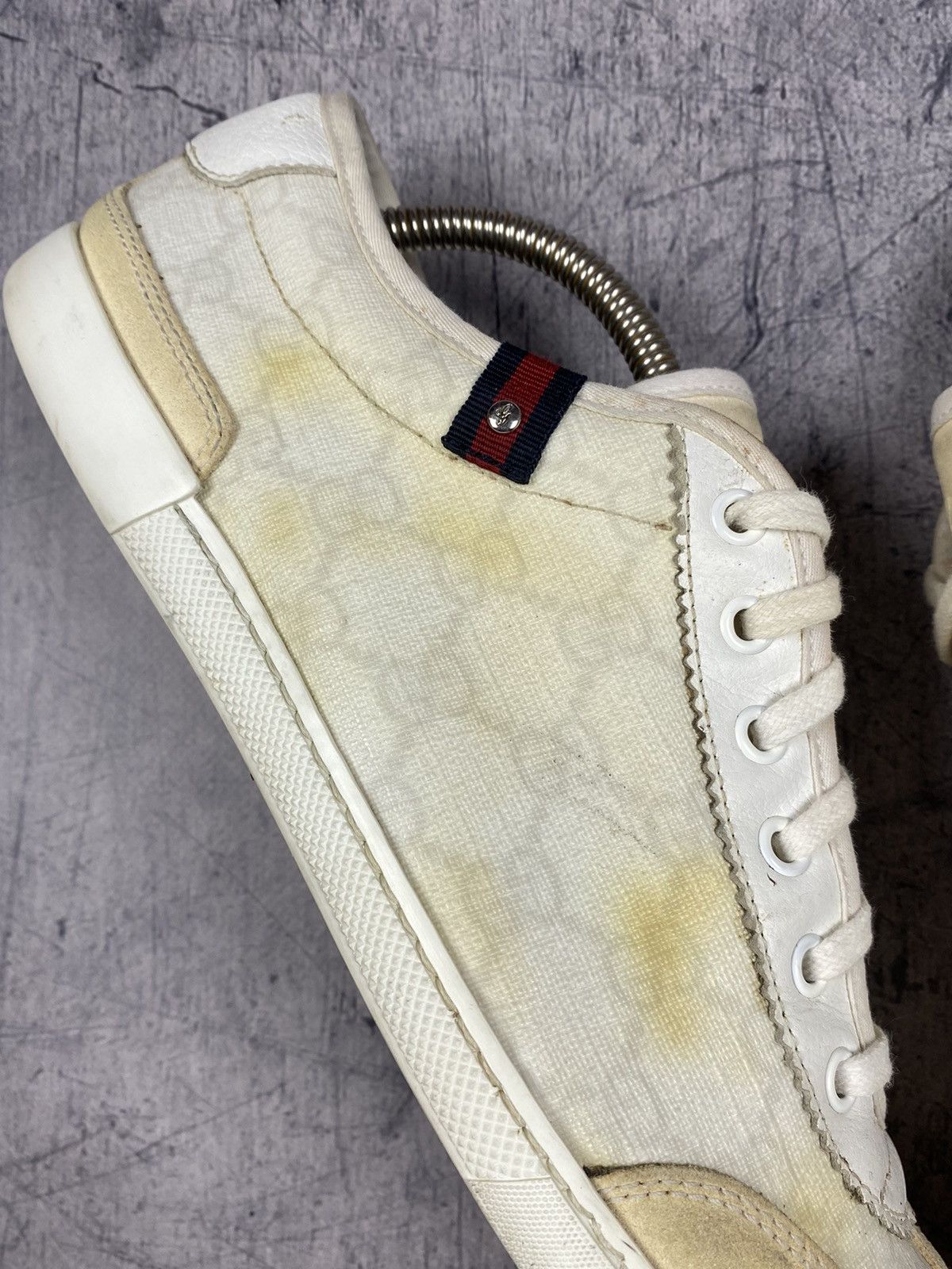 Gucci Vintage Gucci GG Canvas Monogram Low Sneakers Shoes Size US 8 / EU 41 - 12 Thumbnail