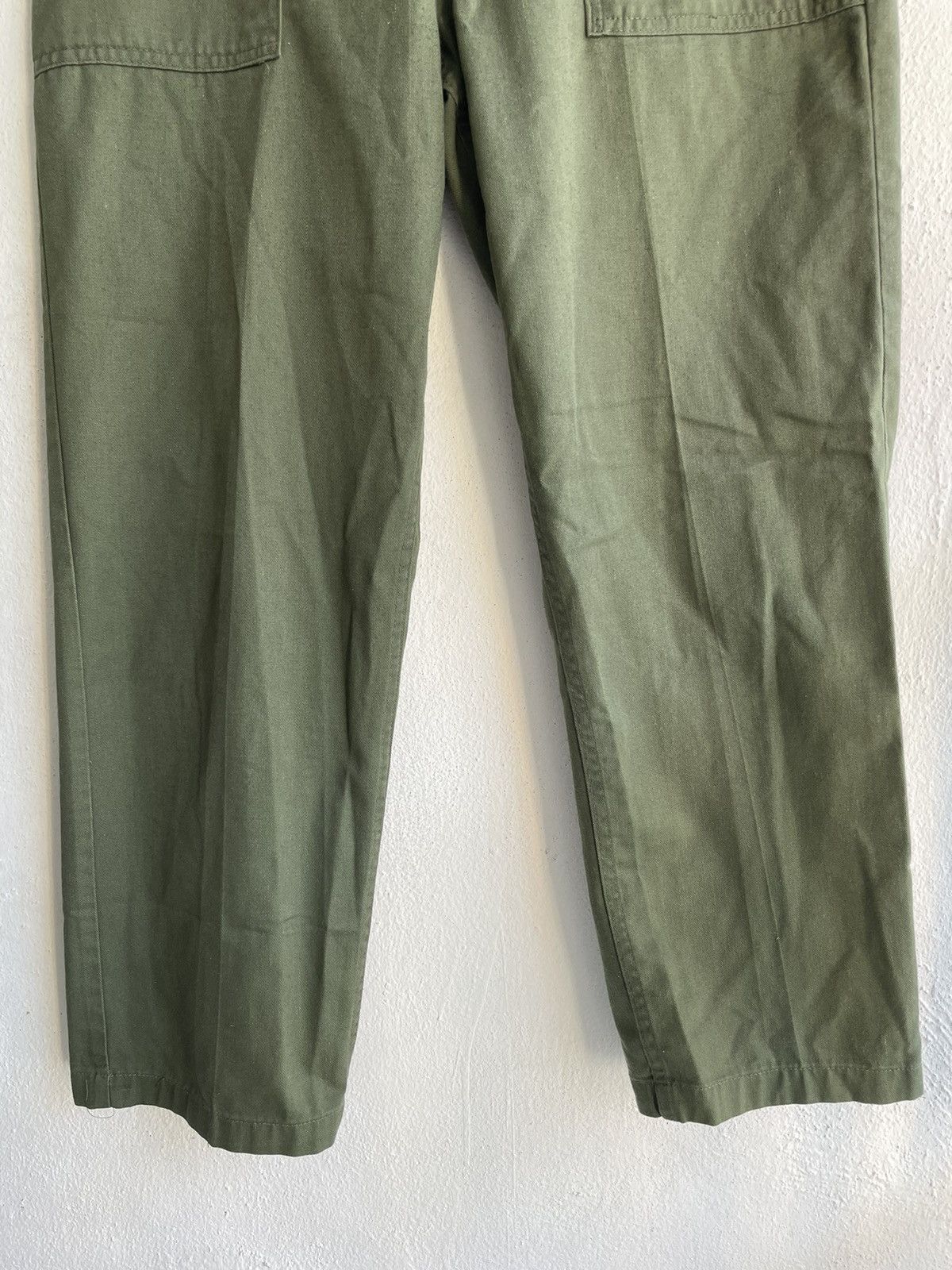Orslow RIP🔥70s 0G 507 Vietnam Fatigue Trousers Pants Green 30X27 Size US 29 - 5 Thumbnail