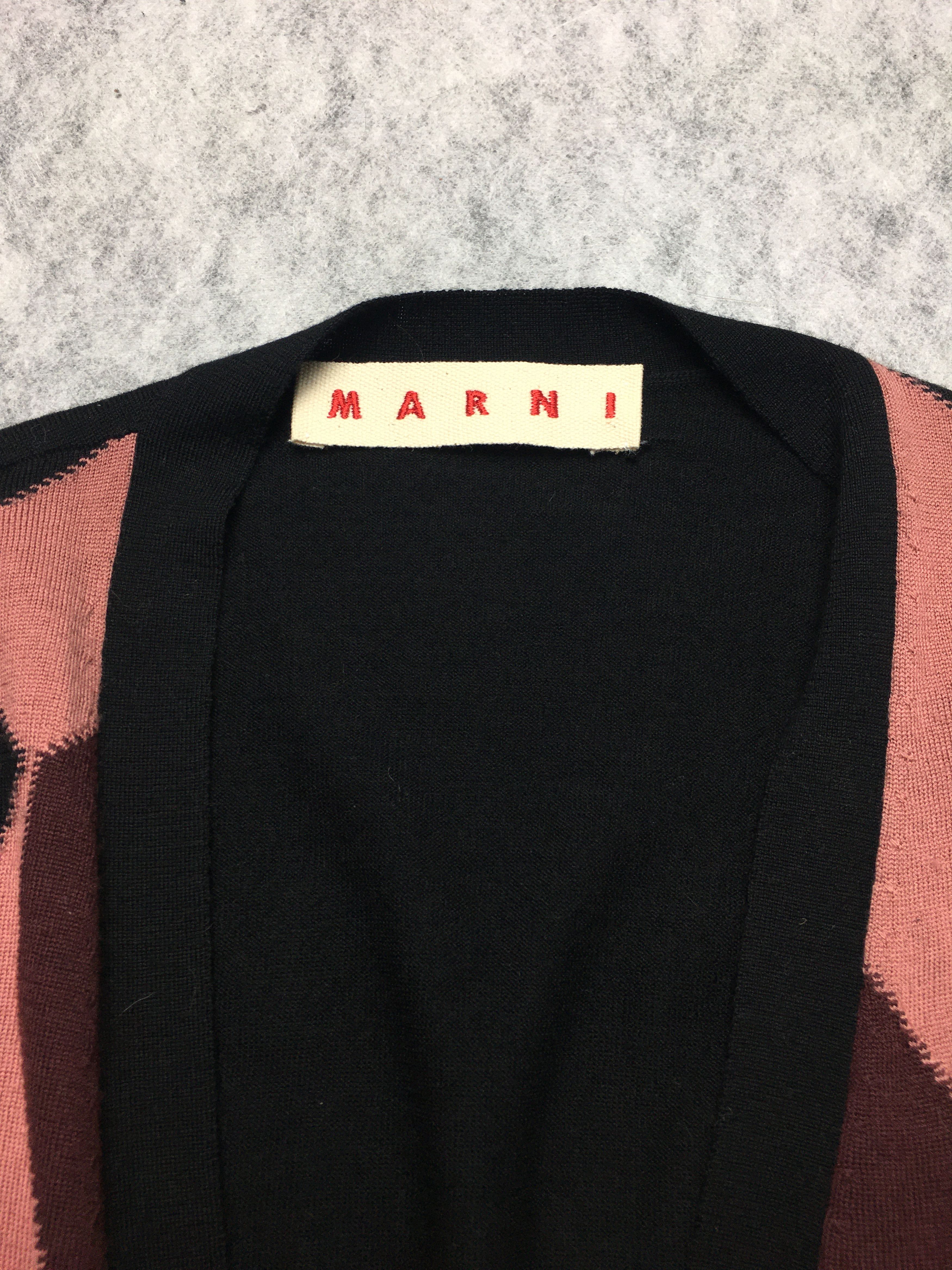 Marni MARNI Virgin Wool Vintage Style Zigzag Cardigan IT 42 Size M / US 6-8 / IT 42-44 - 7 Thumbnail