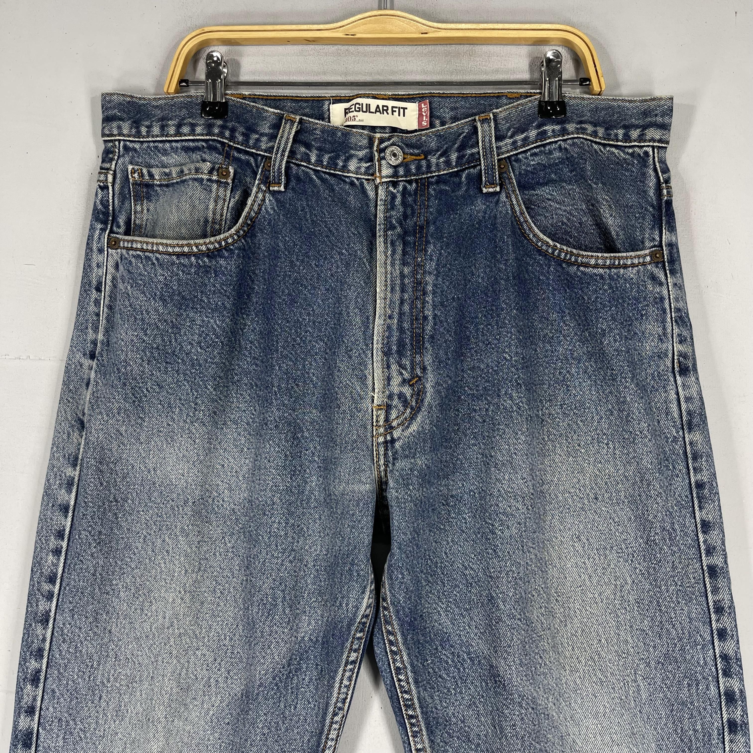 Levi's × Vintage W37 L33 Vintage Levis 505 Distressed Ripped Jeans Size US 37 - 2 Thumbnail