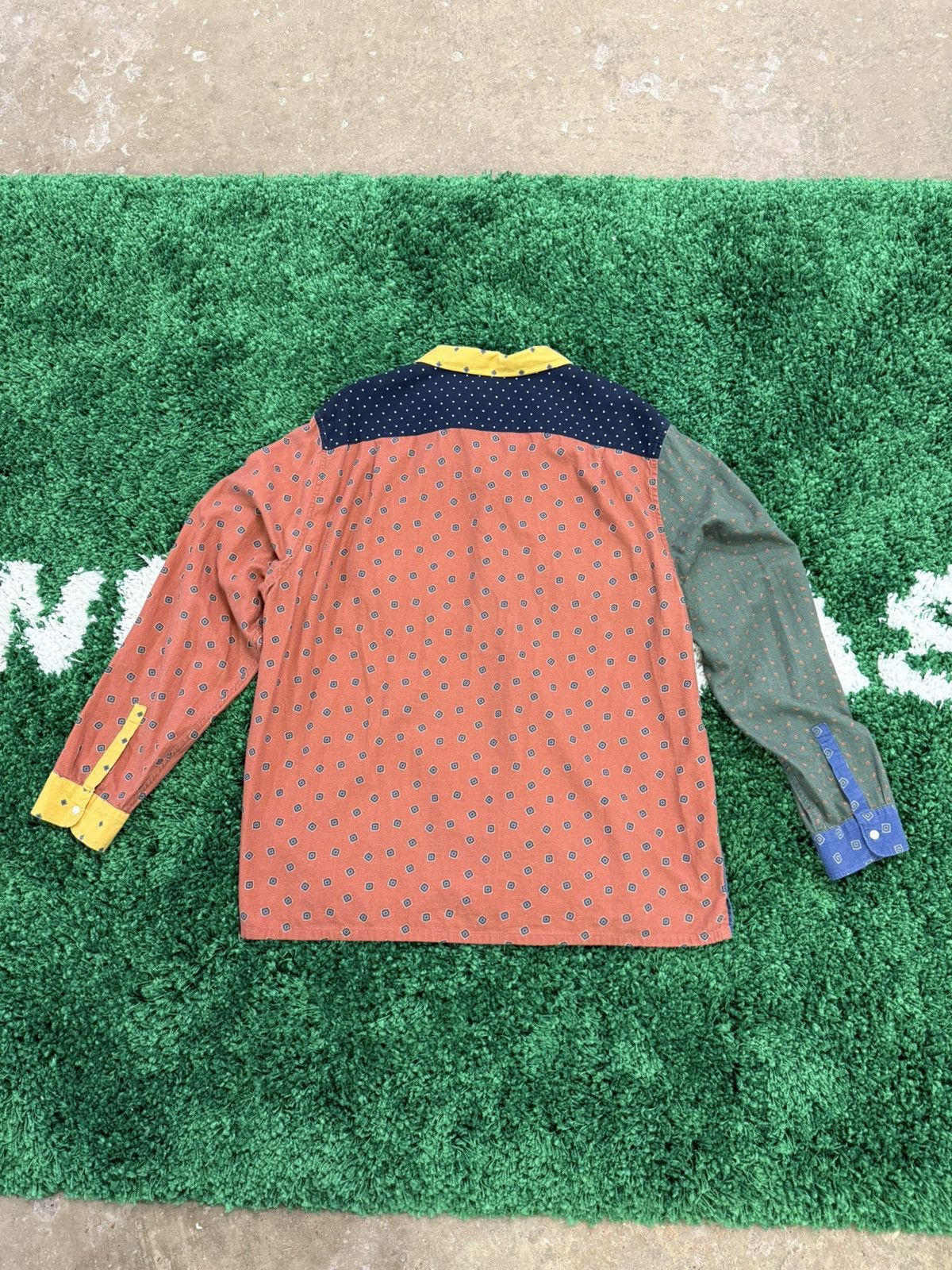 J.Crew RARE J.Crew Paisley Patch Work Shirt Sz. XL J Crew Sewn Size US XL / EU 56 / 4 - 4 Thumbnail