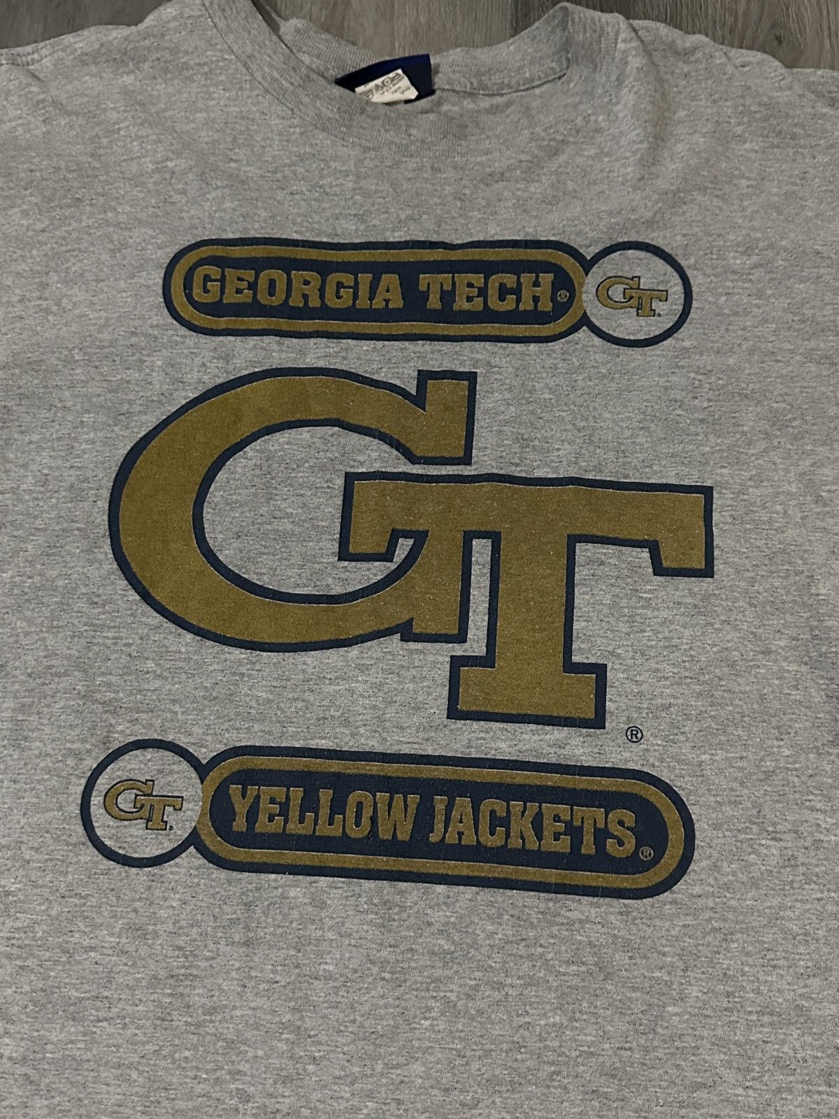 Vintage Vintage Georgia Tech T-Shirt Size XL Size US XL / EU 56 / 4 - 2 Thumbnail