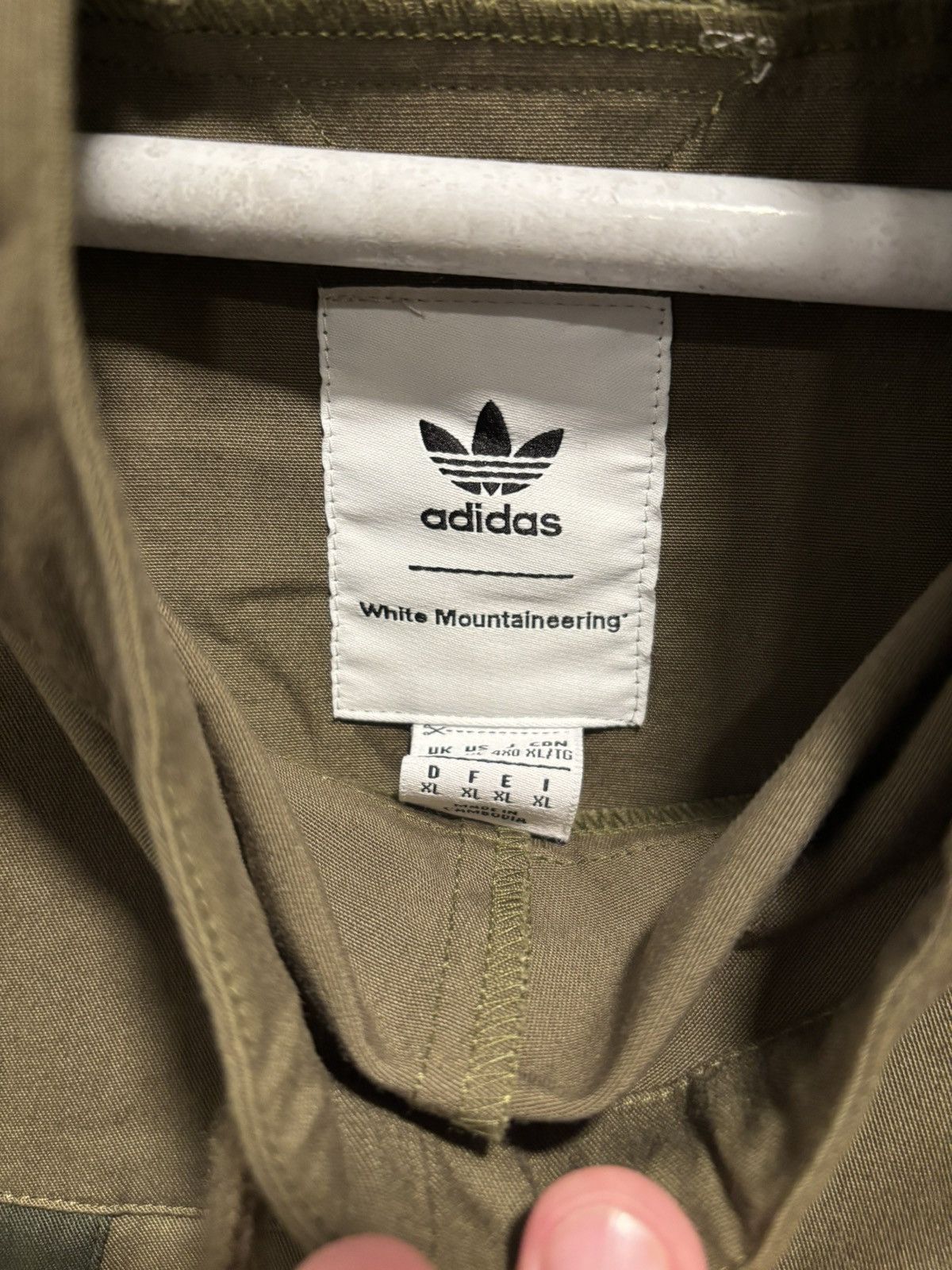 Adidas × White Mountaineering Adidas by White Mountaineering Pullover Parka Size US XL / EU 56 / 4 - 3 Thumbnail