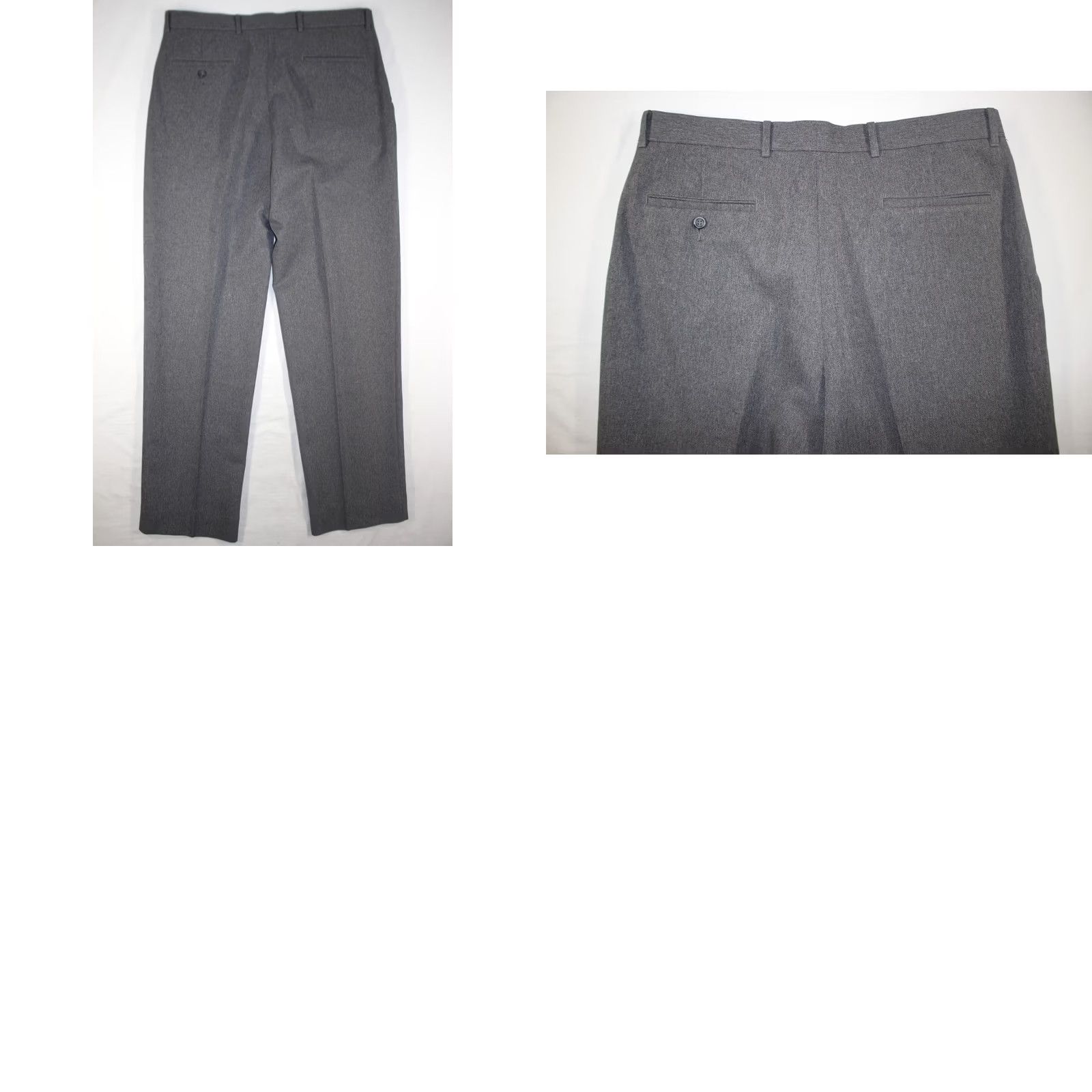 Levi's Levi's Action Slacks Pants Men's 36x33 Flat Front 100% Polyester Gray Straight Dress Pants Regular Mens Size US 36 / EU 52 - 8 Thumbnail