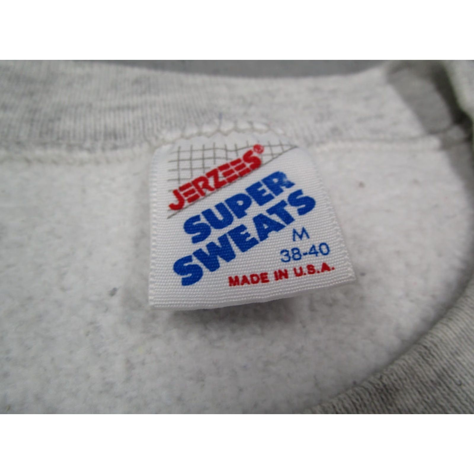 Jerzees VINTAGE JERZEES Sweatshirt Mens M Gray 1992 John Glenn Graphic Pullover Crew Neck Fleece Made in USA Size US M / EU 48-50 / 2 - 3 Thumbnail