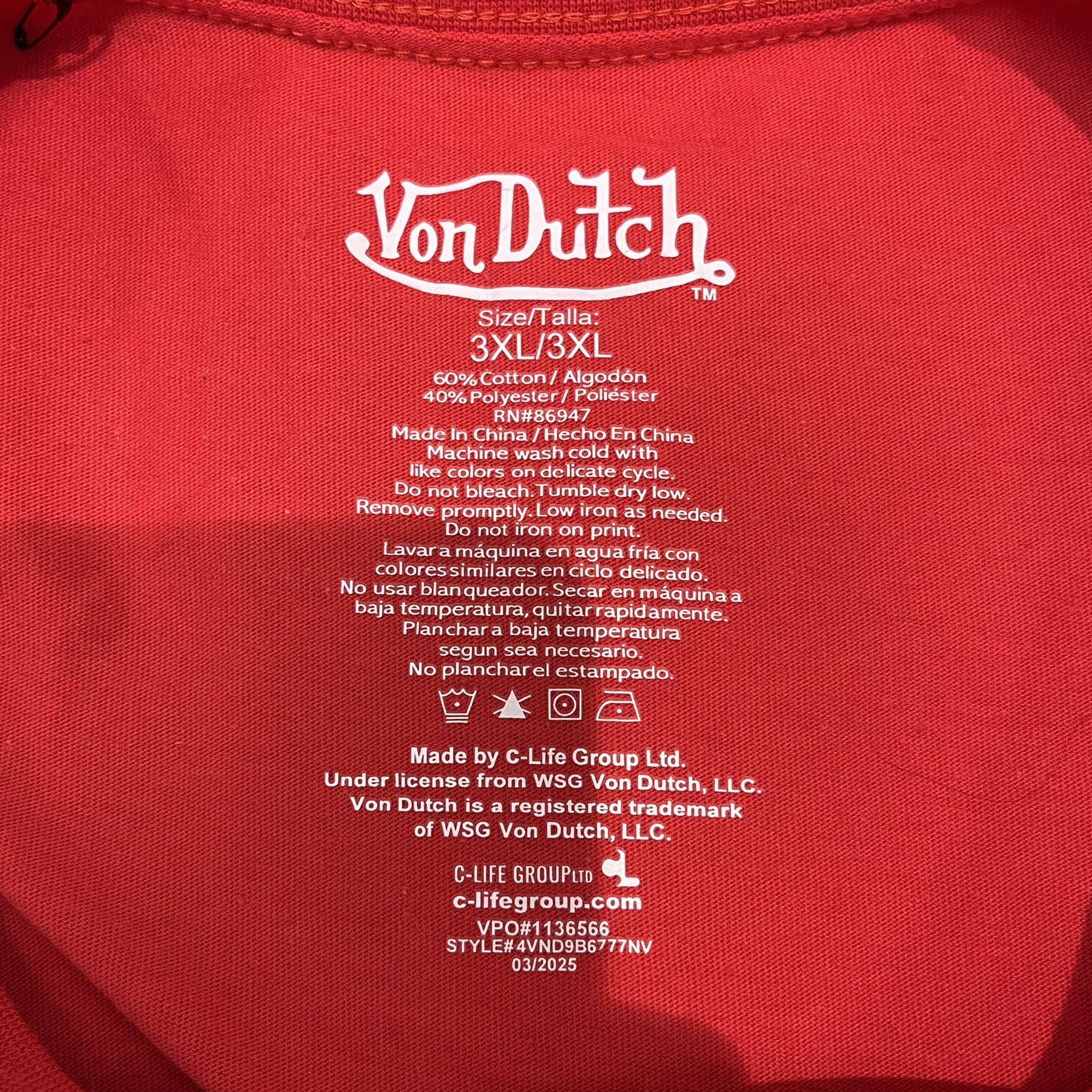 Von Dutch Von Dutch Logo Tank Top Red Size US XXL / EU 58 / 5 - 4 Thumbnail