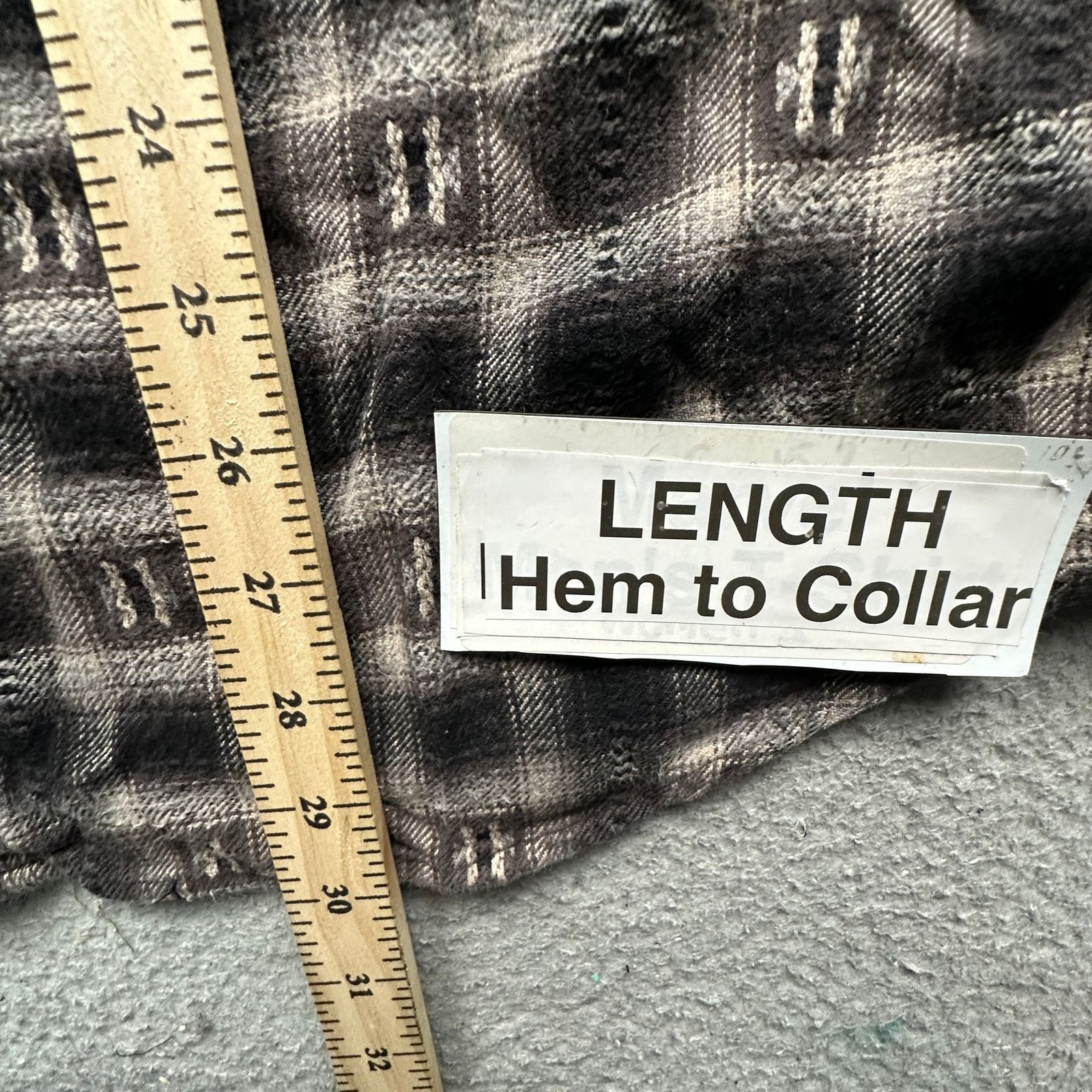 Woolrich Woolen Mills Woolrich Ombre Check Southwestern Shirt Mens L Black Flannel Size US XL / EU 56 / 4 - 5 Thumbnail
