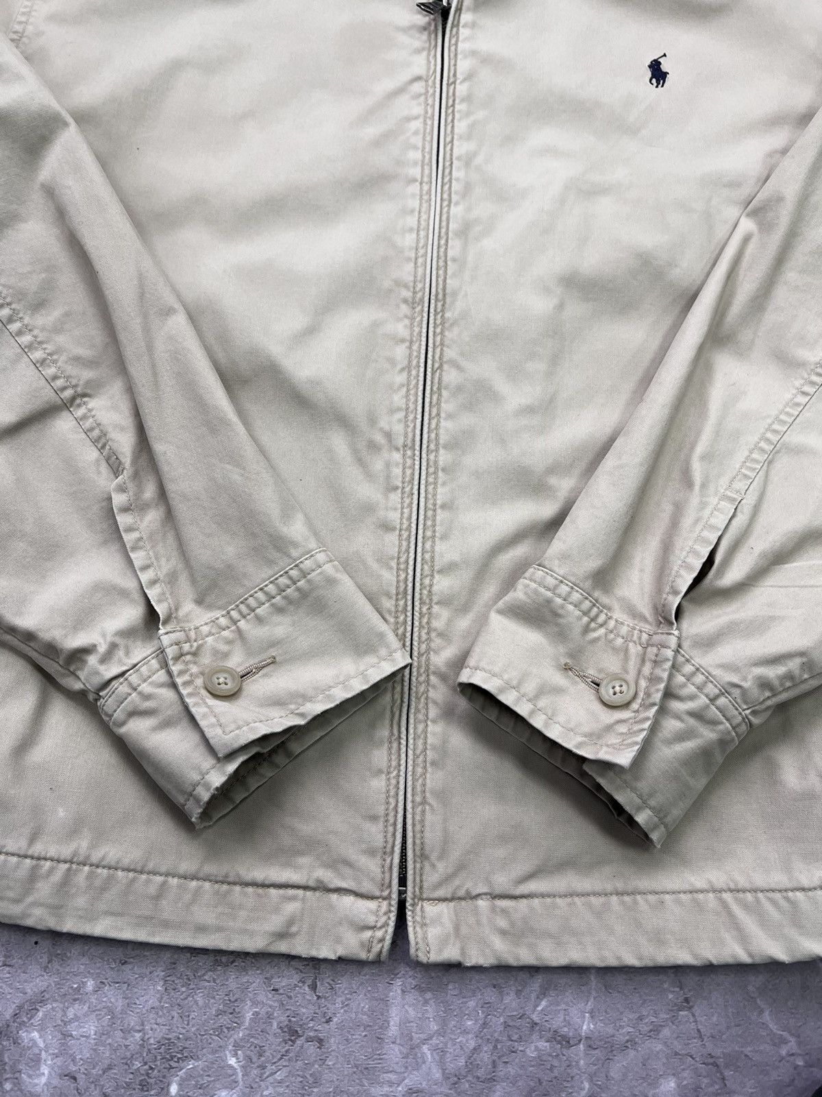 Polo Ralph Lauren × Vintage Vintage 90s Polo Ralph Lauren Harrington style boxy jacket Size US L / EU 52-54 / 3 - 8 Thumbnail