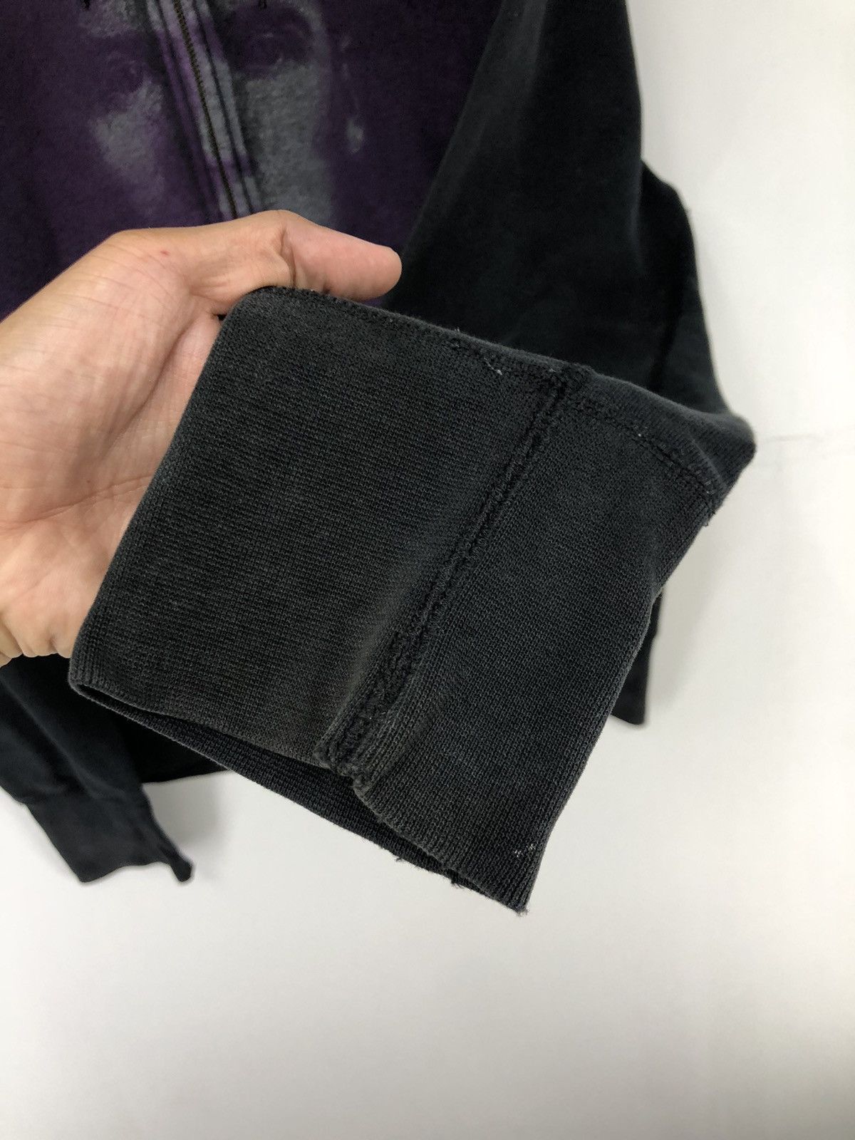 Vintage Obey Big Print Faded Black Hoodie Sweatshirts Hoodies