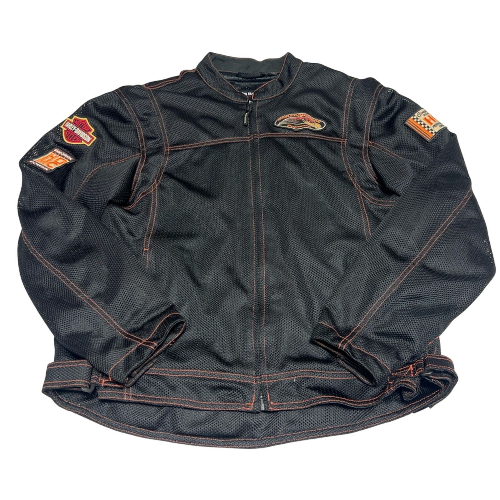 Harley Davidson Harley Davidson Jacket Mesh Riding Y2K Biker Motorcycle XL Size US XL / EU 56 / 4 - 2 Thumbnail