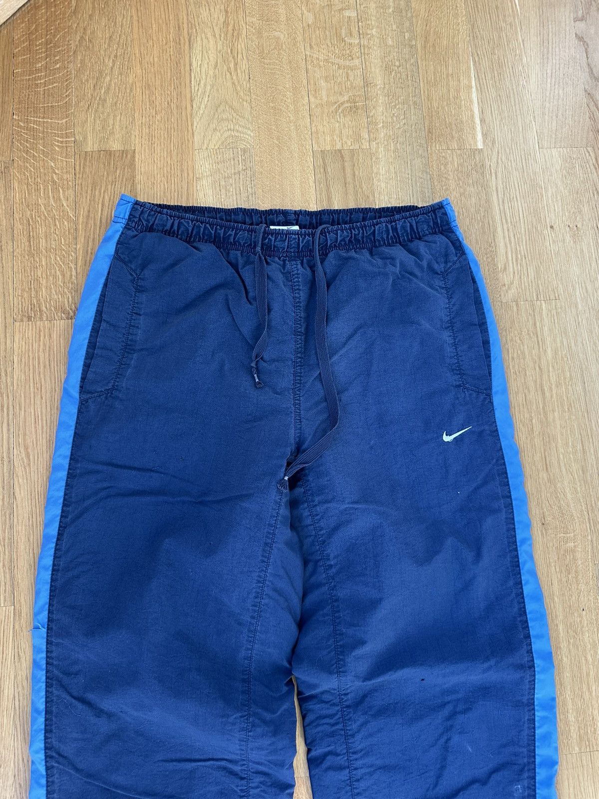Nike Vintage Nike Track Pants Distressed Fit Swoosh Logo Size US 34 / EU 50 - 3 Thumbnail