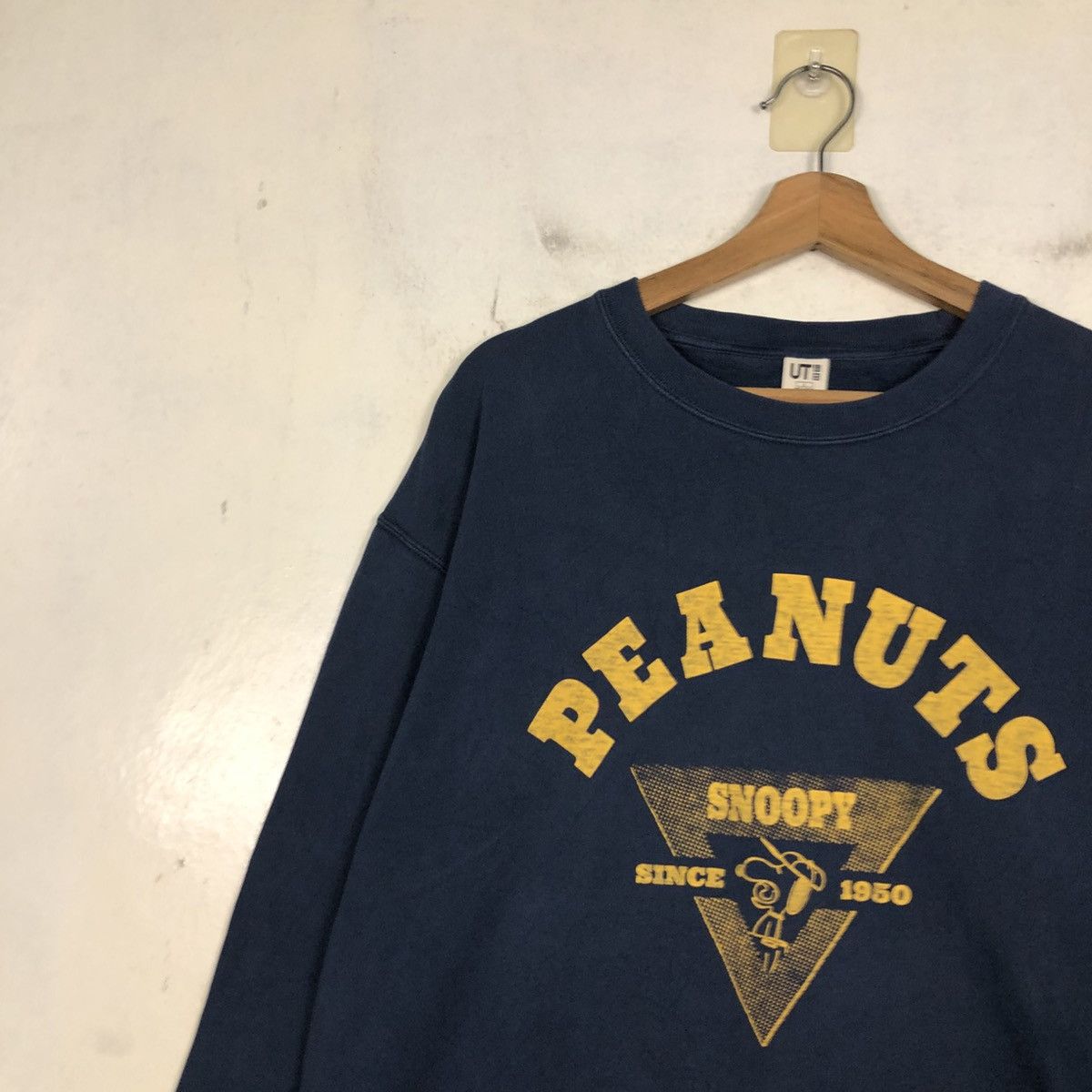 Japanese Brand 📌Vintage Sweatshirt Snoopy Peanuts Big Logo Size US L / EU 52-54 / 3 - 9 Thumbnail