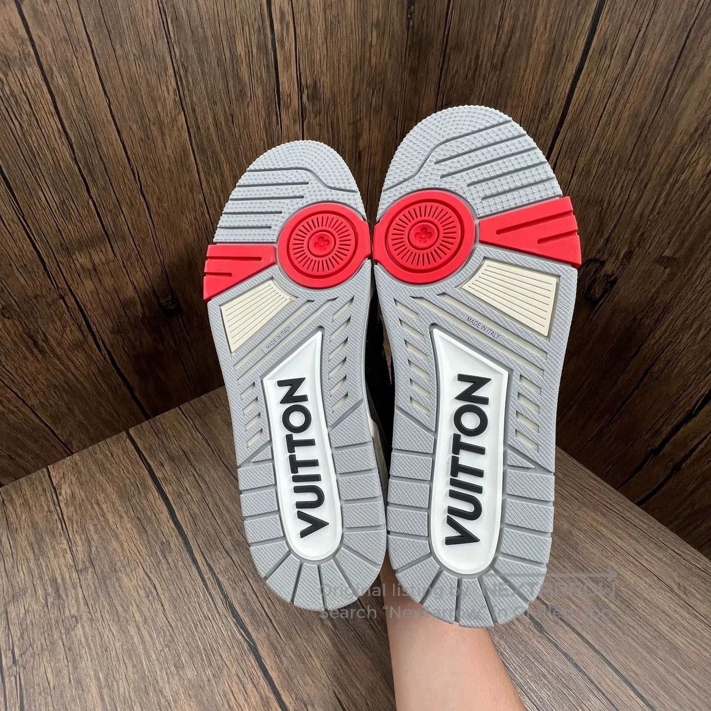 Louis Vuitton LV Trainer Full Diamond Black Sneakers. Size US 10.5 / EU 43-44 - 6 Thumbnail