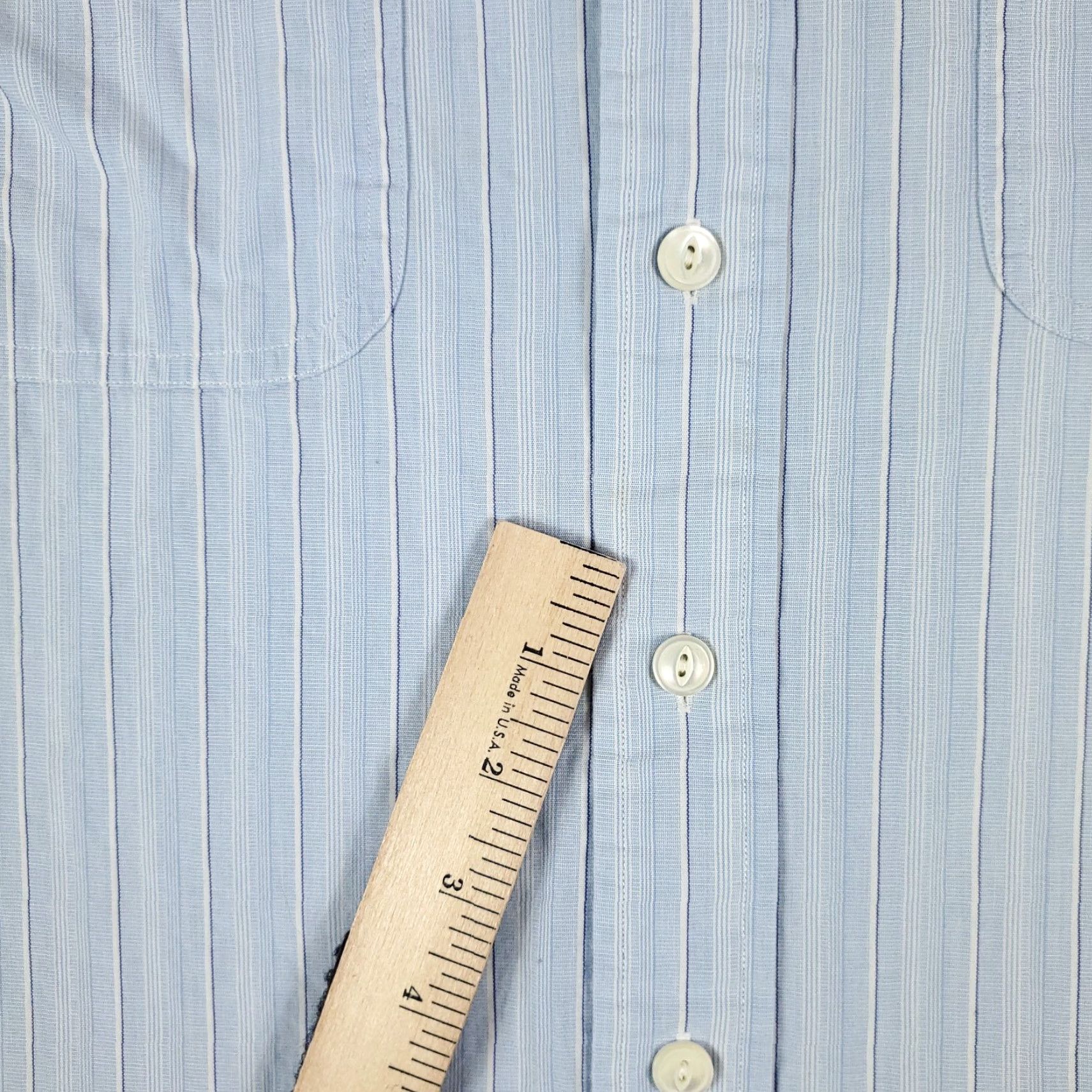 Ralph Lauren Ralph Lauren Button-Up Shirt Mens Medium Blue Striped Casual Long Sleeve Preppy Size US M / EU 48-50 / 2 - 3 Thumbnail