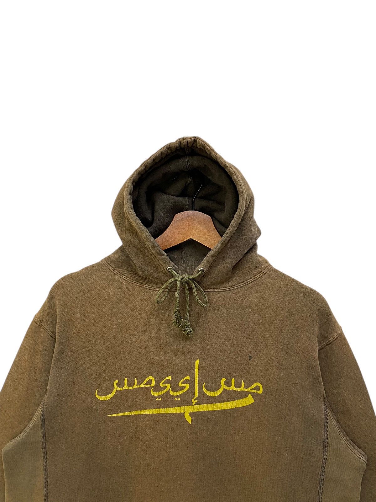 Mossimo Vintage Mossimo Hoodie Sun Faded Spellout Pullover Size 2 Size US M / EU 48-50 / 2 - 2 Thumbnail