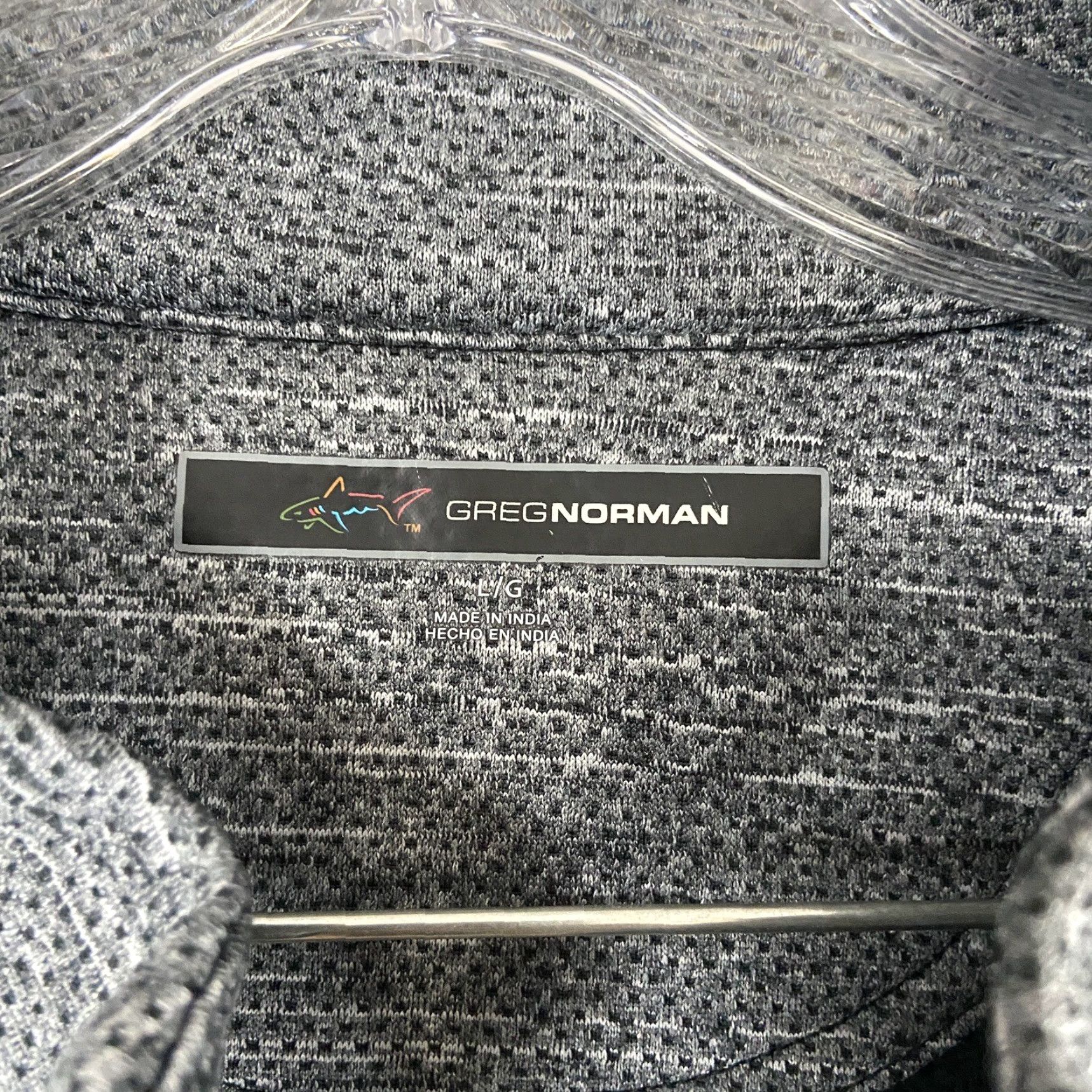 Vintage GREG NORMAN 1/2 Crewneck Long Sleeve Shirt Adult Large Gray Activewear Mens Size US L / EU 52-54 / 3 - 6 Thumbnail