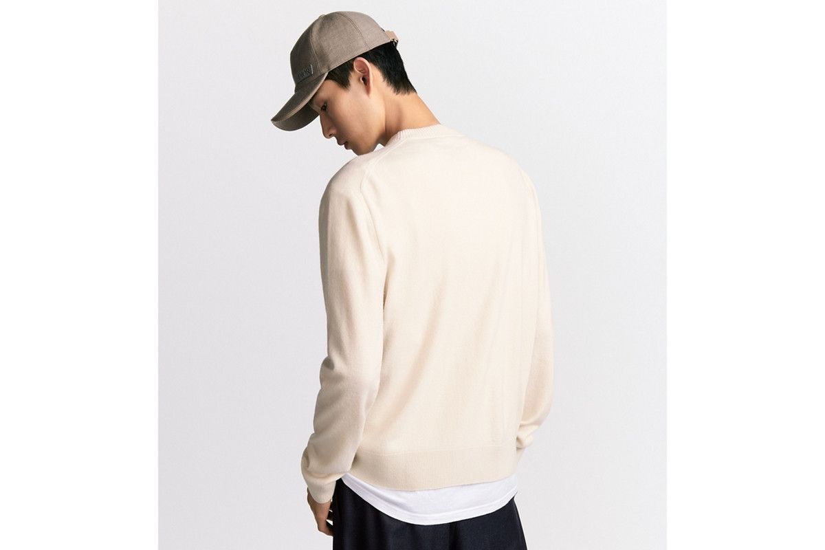 Dior o1bcso1str0326 Archives Labels Sweater in White Size US XL / EU 56 / 4 - 5 Thumbnail