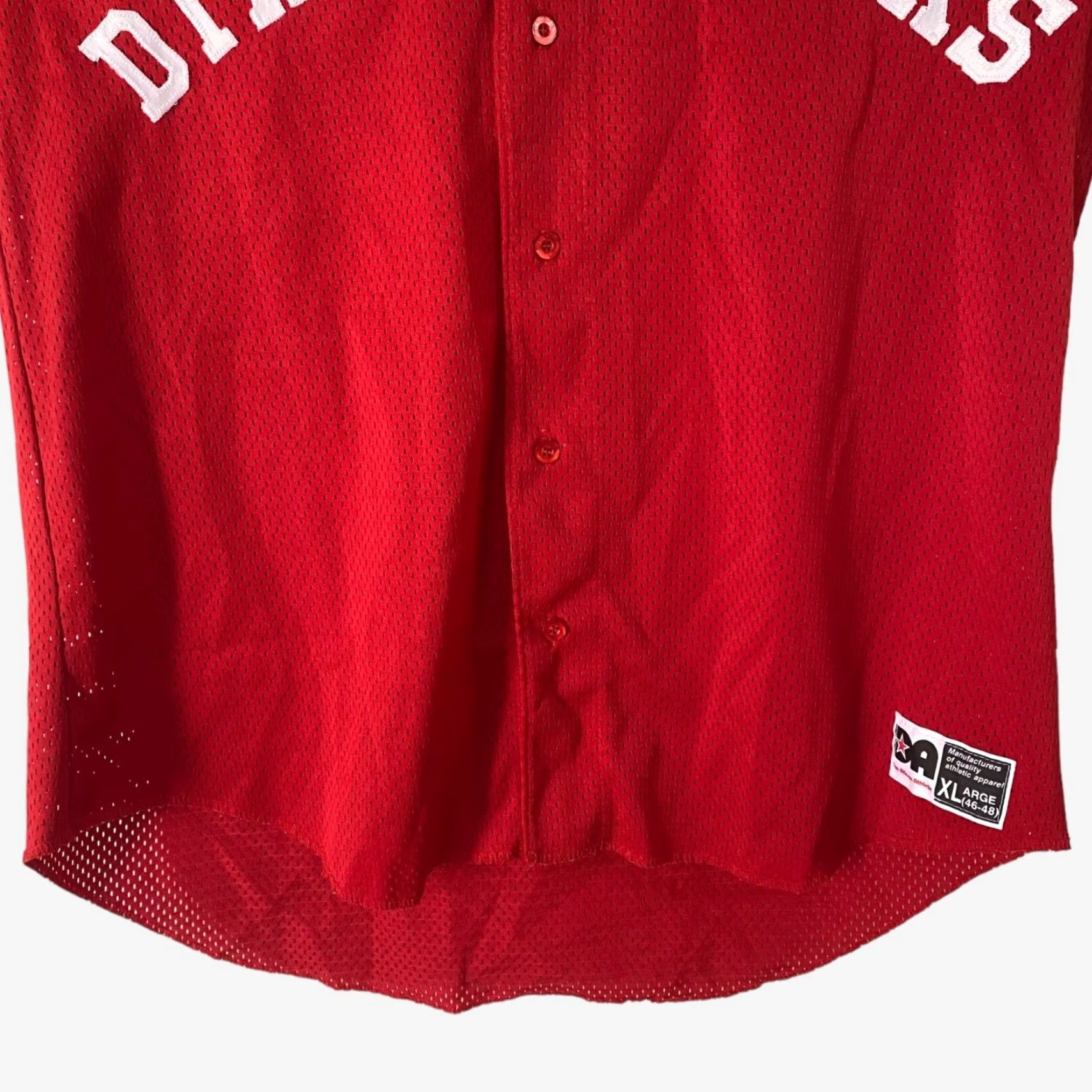 Vintage VINTAGE Arizona Diamondbacks Baseball Jersey Red Mens XL Button-Up Short-Sleeve Size US XL / EU 56 / 4 - 6 Thumbnail